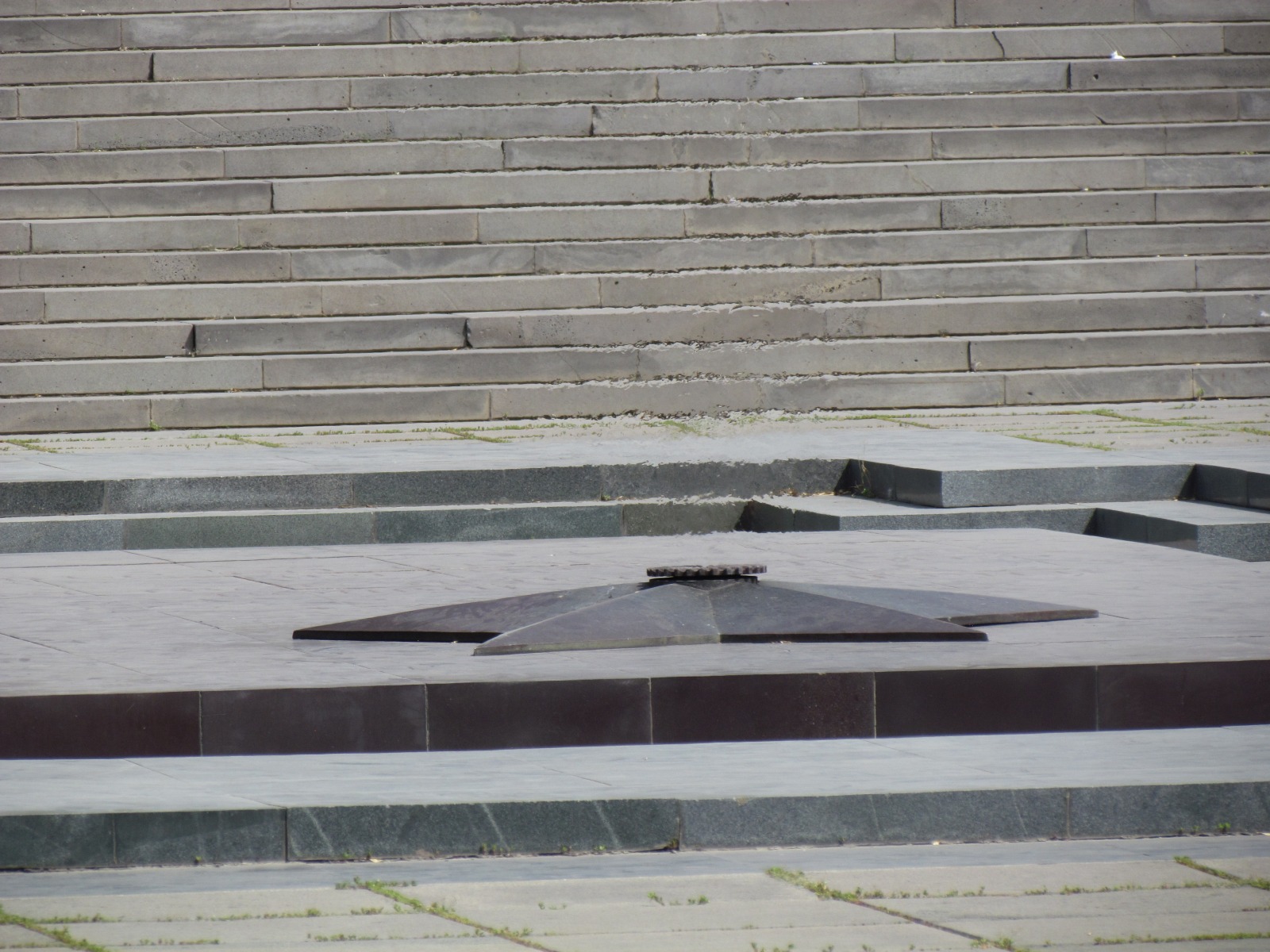 Yerevan - Mother Armenia musem - Fire