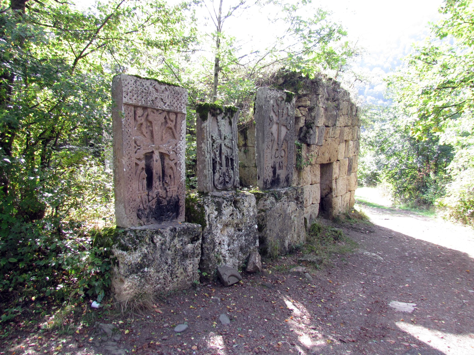 Hagartsin monastery - Cross-stones
