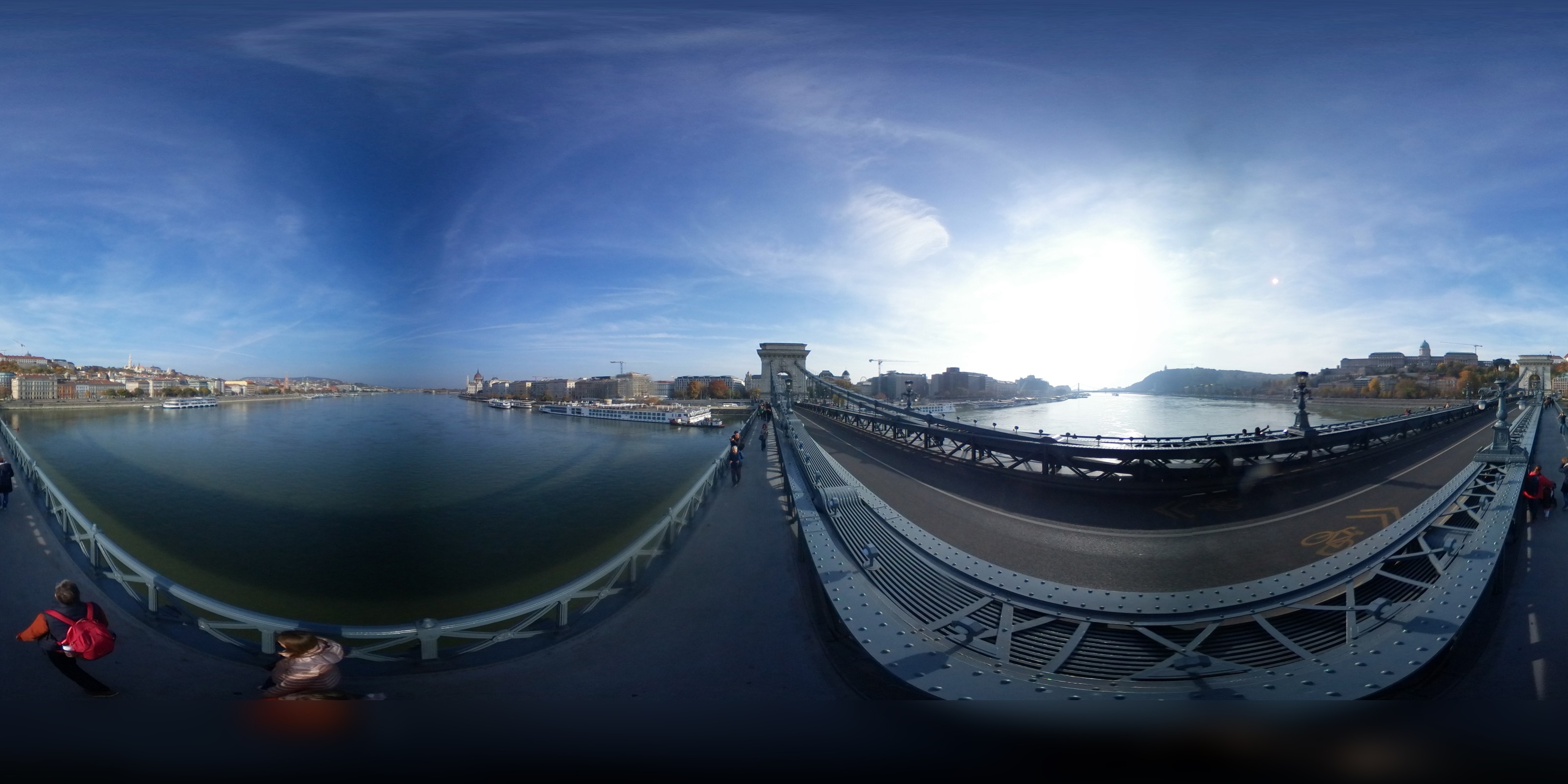 Széchenyi Chain bridge - 360 panorama