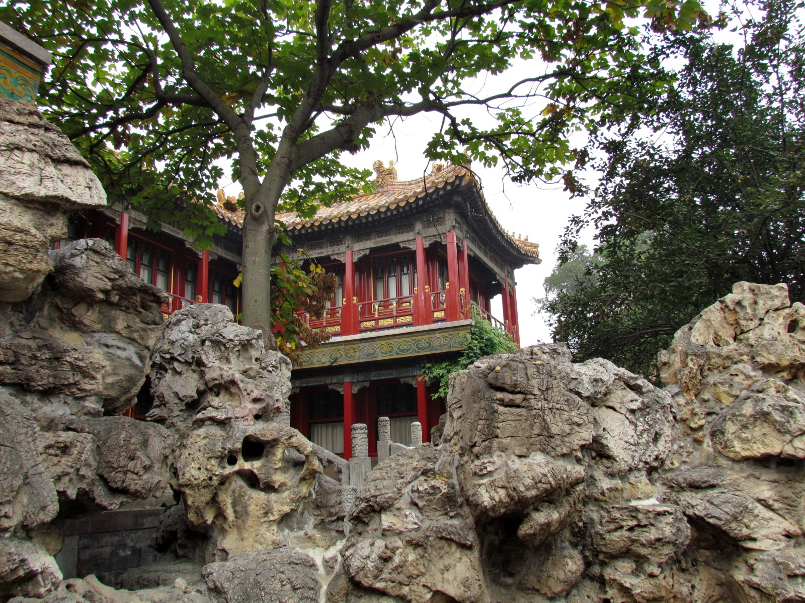 Beijing - Forbidden City - Imperial garden