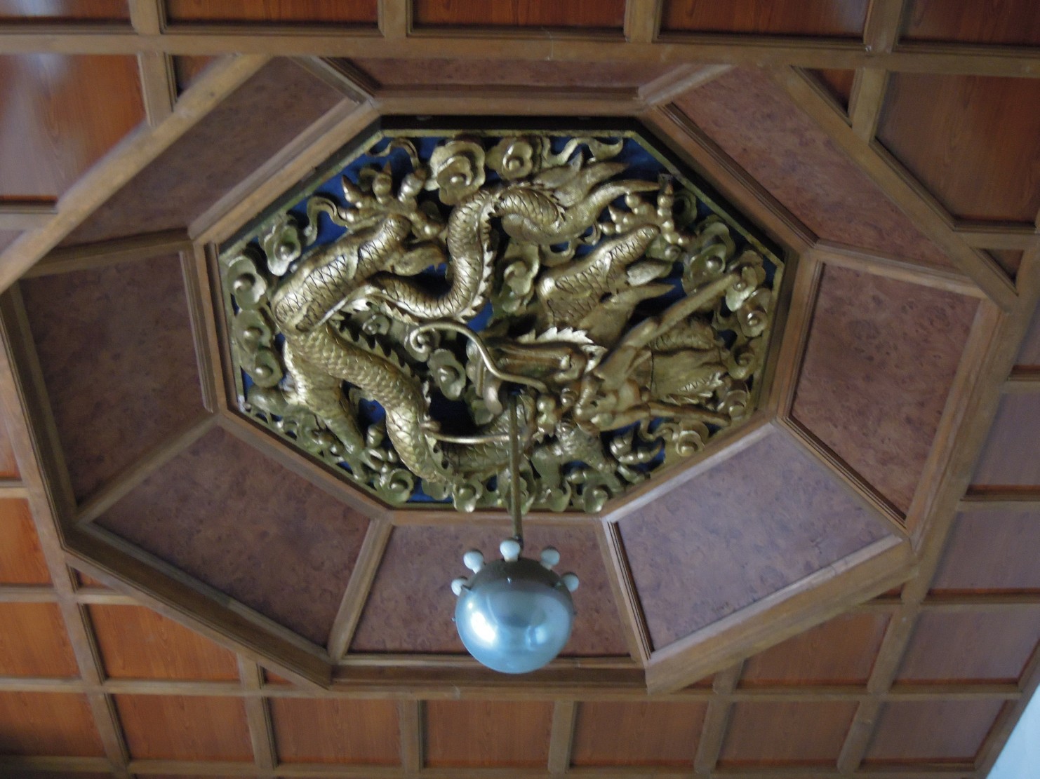 Near Beijing - Ming Dynasty Tombs - Ding Ling - Ceiling detail