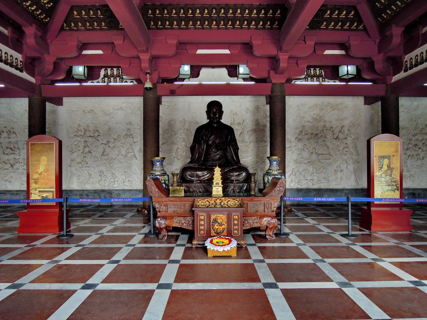 Xi'an - Near Giant Wild Goose pagoda - Buddhist museum
