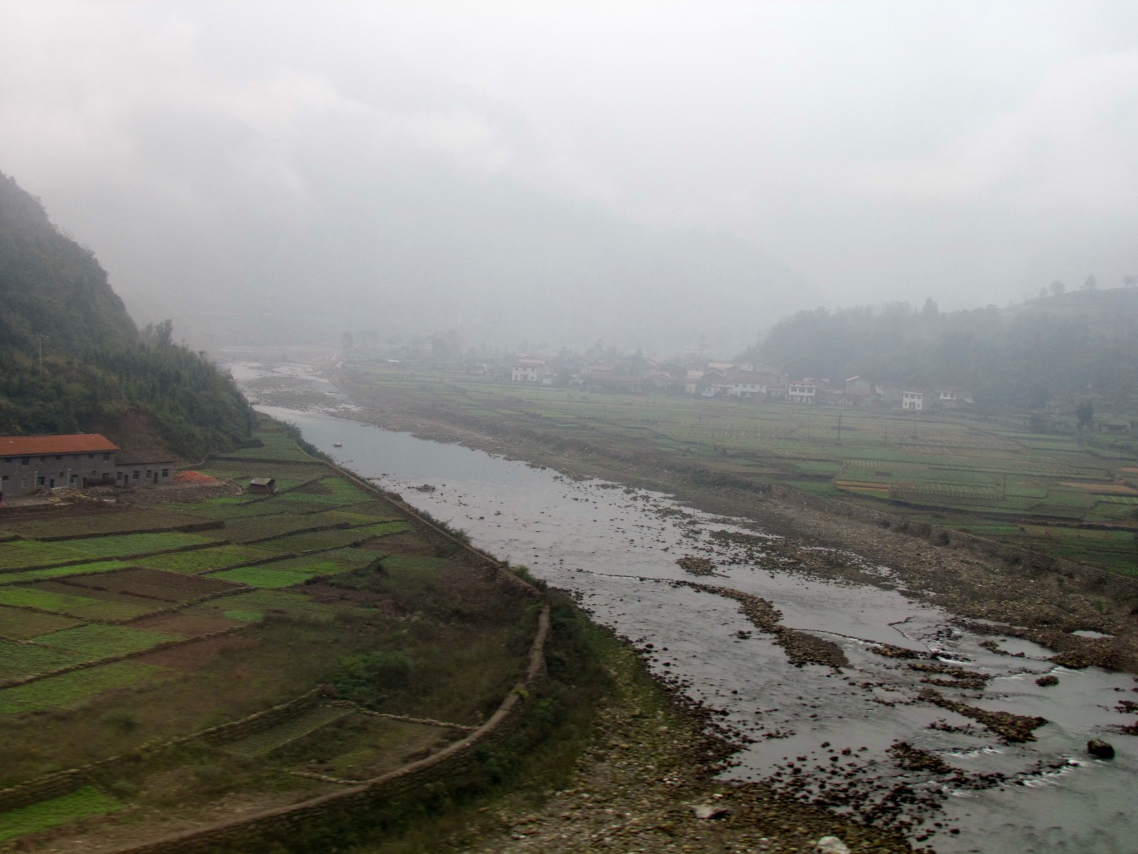 On a train from Xi'an to Chengdu