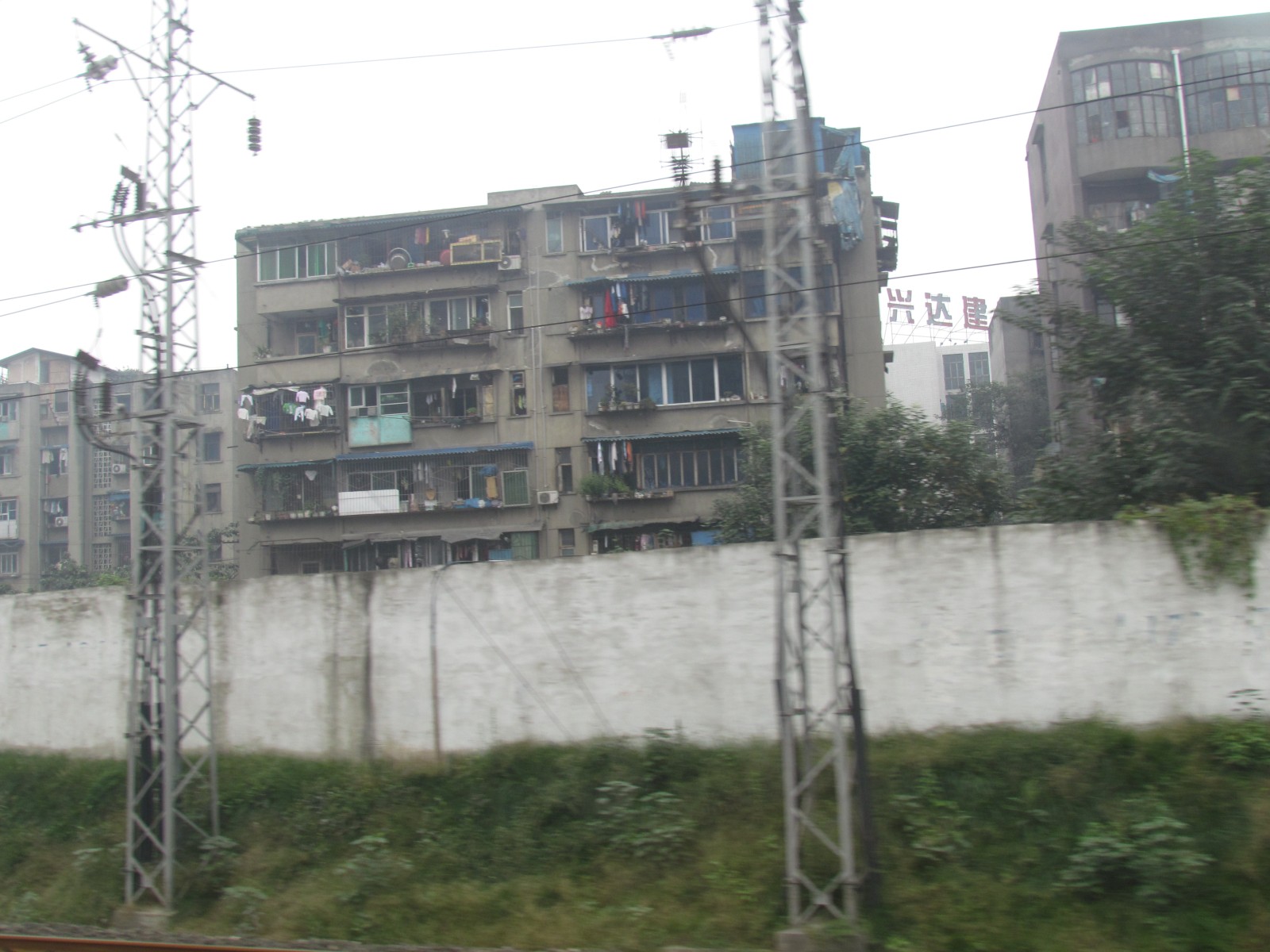 On a train from Xi'an to Chengdu