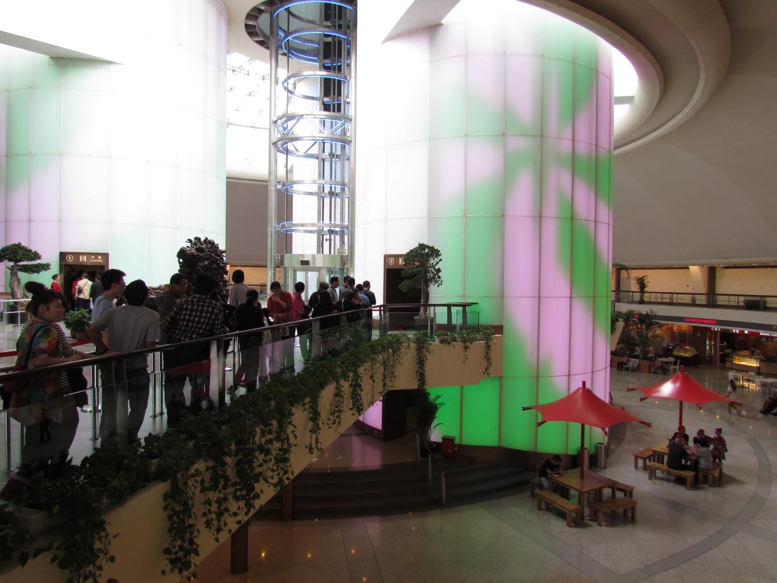 Shanghai - Inside Oriental Pearl Tower