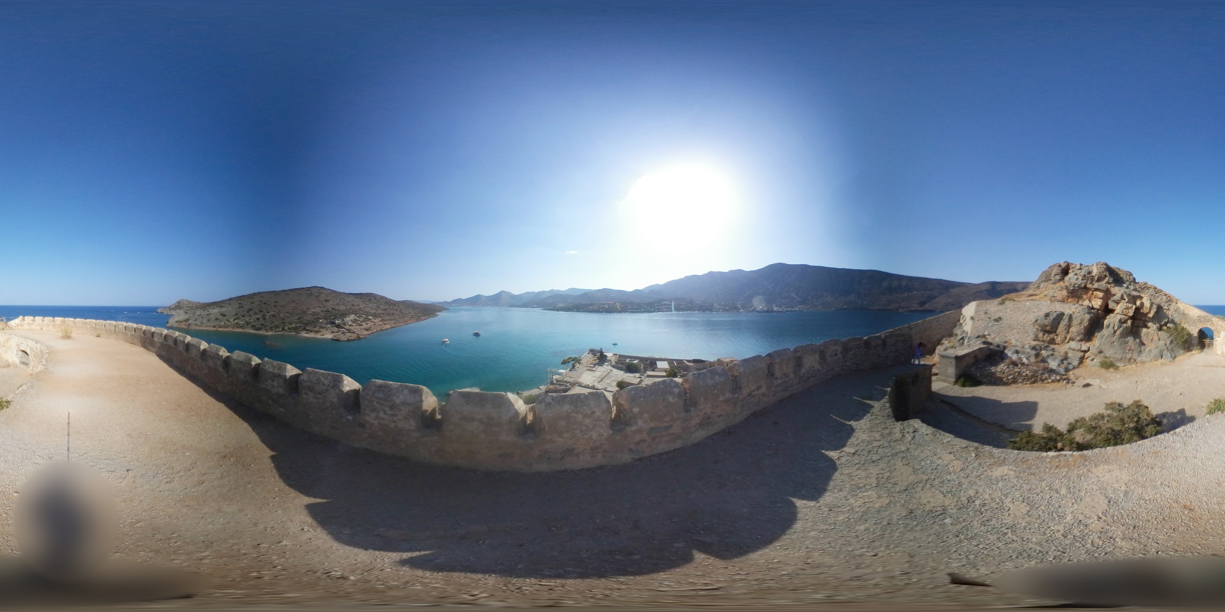Spinalonga - Bastion - 360 panorama