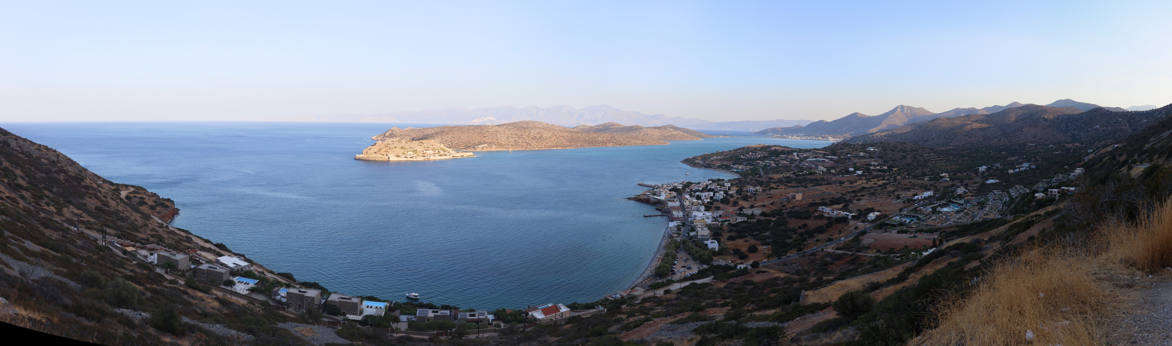 Spinalonga and Plaka - Panorama