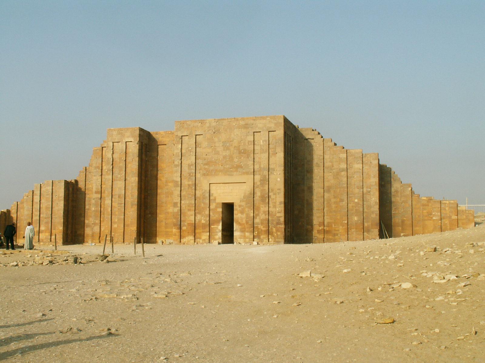 Sakkara - Reconstructed temple