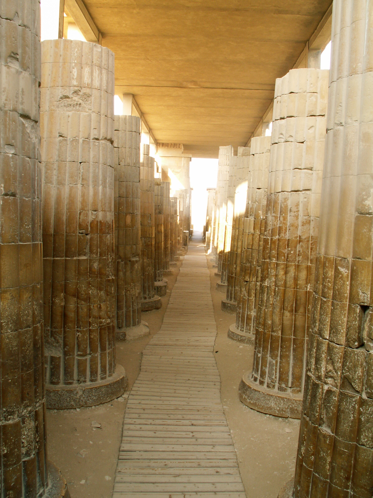 Sakkara - Reconstructed temple
