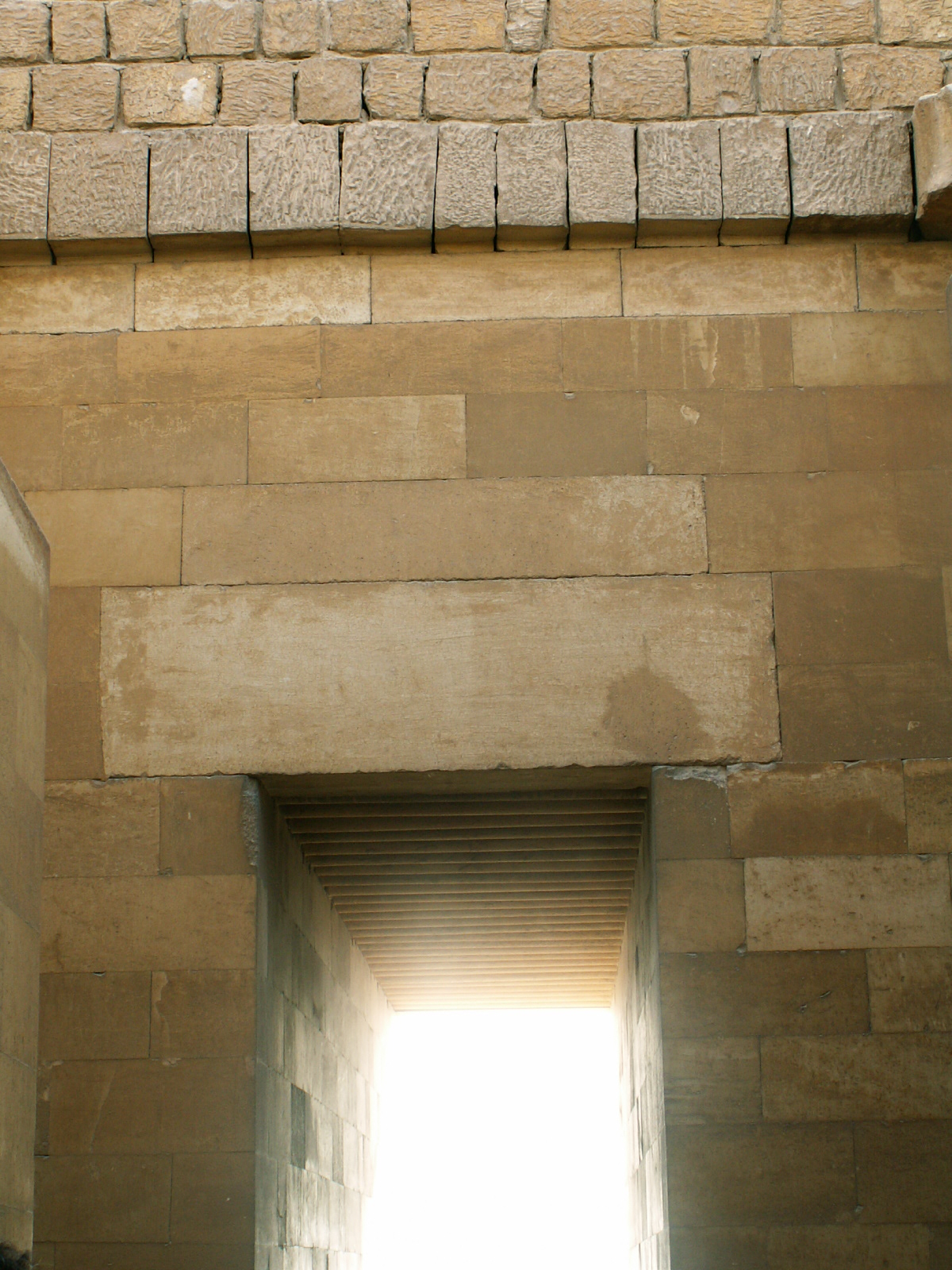 Sakkara - Reconstructed temple