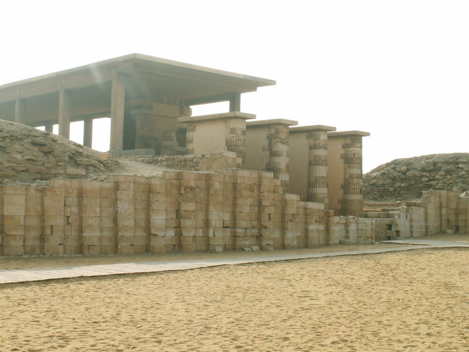 Sakkara - Reconstructed temple