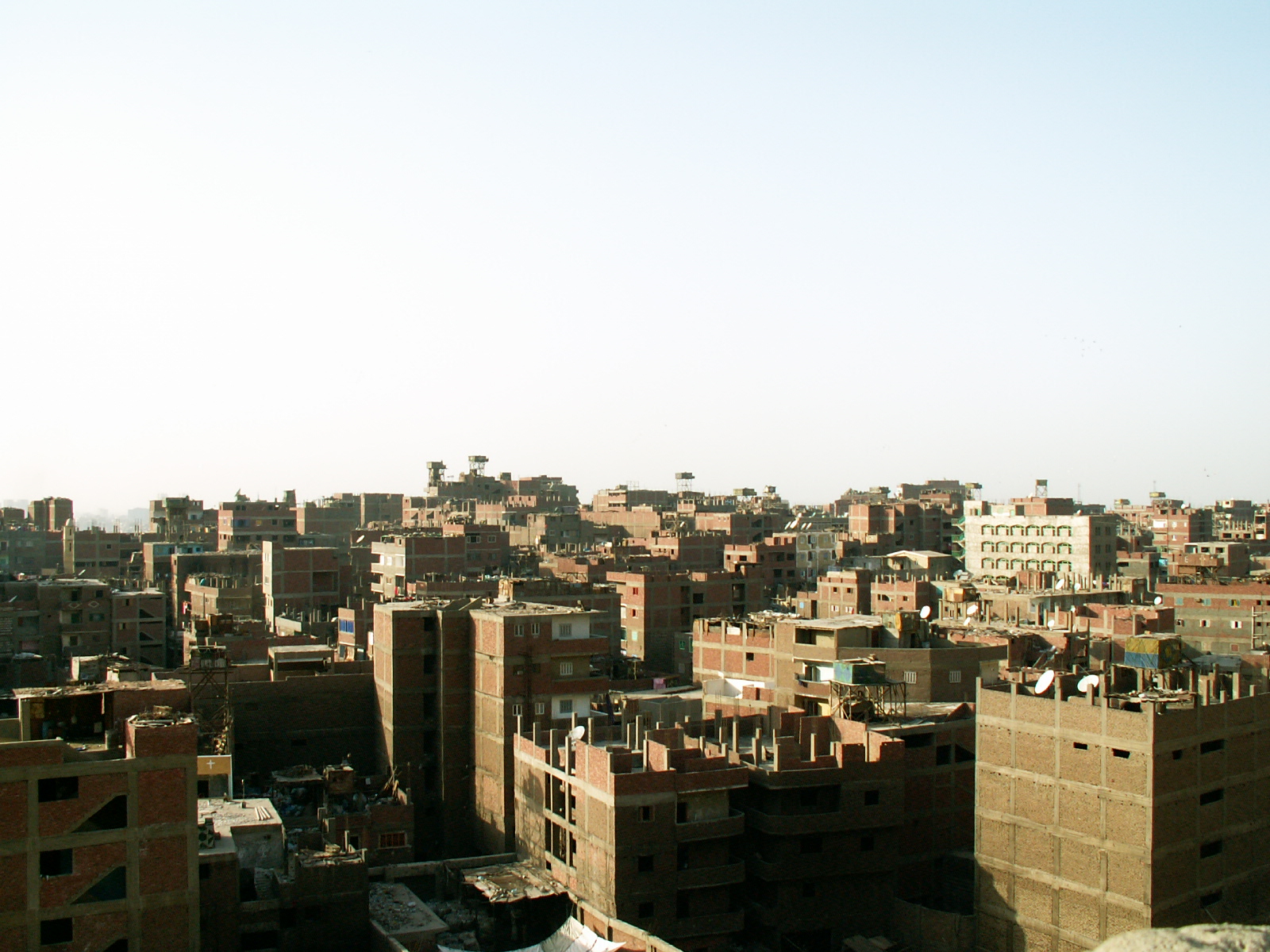 Cairo - Garbage city as seen from Coptic district