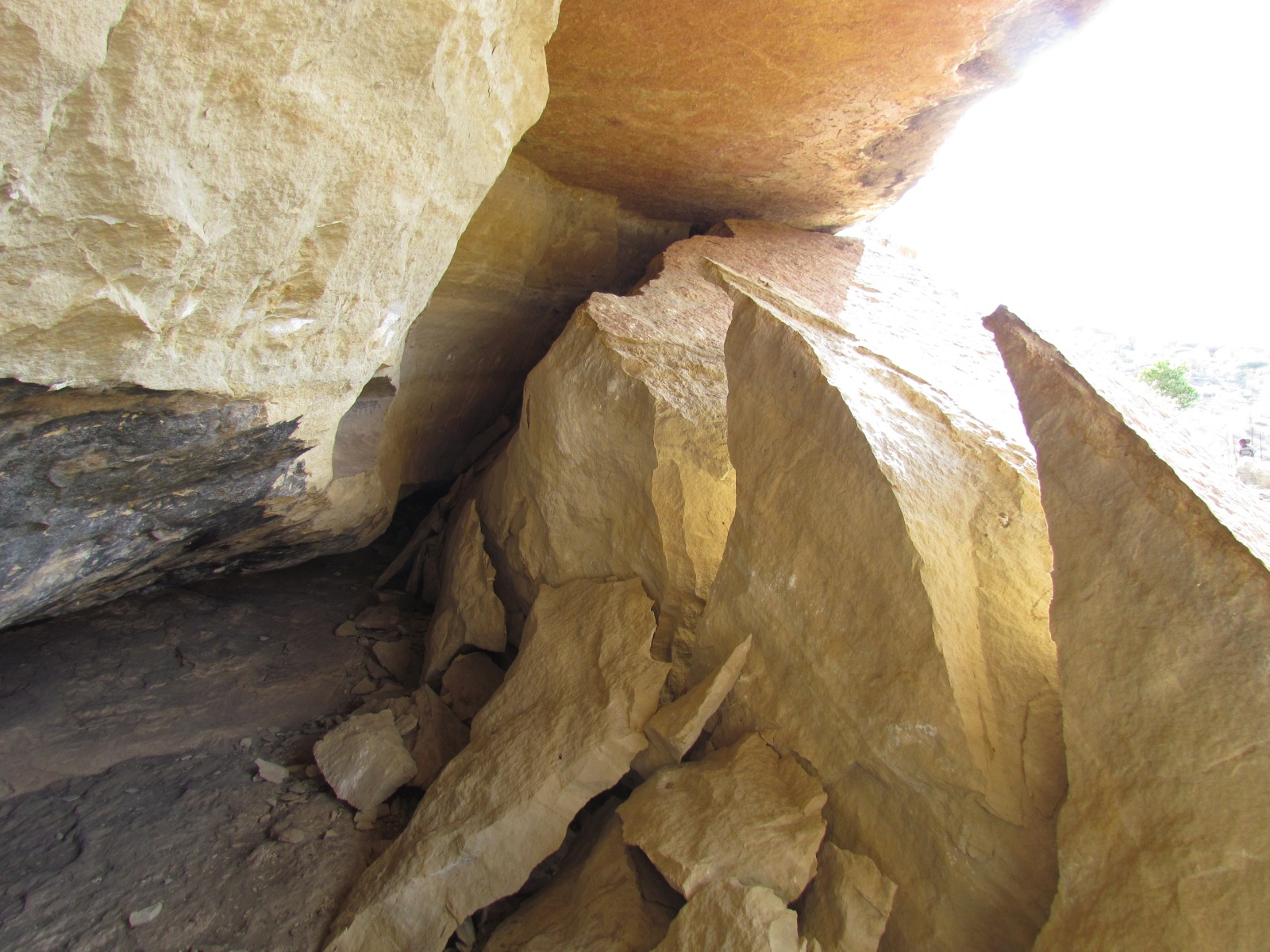Legoda cave collapsed