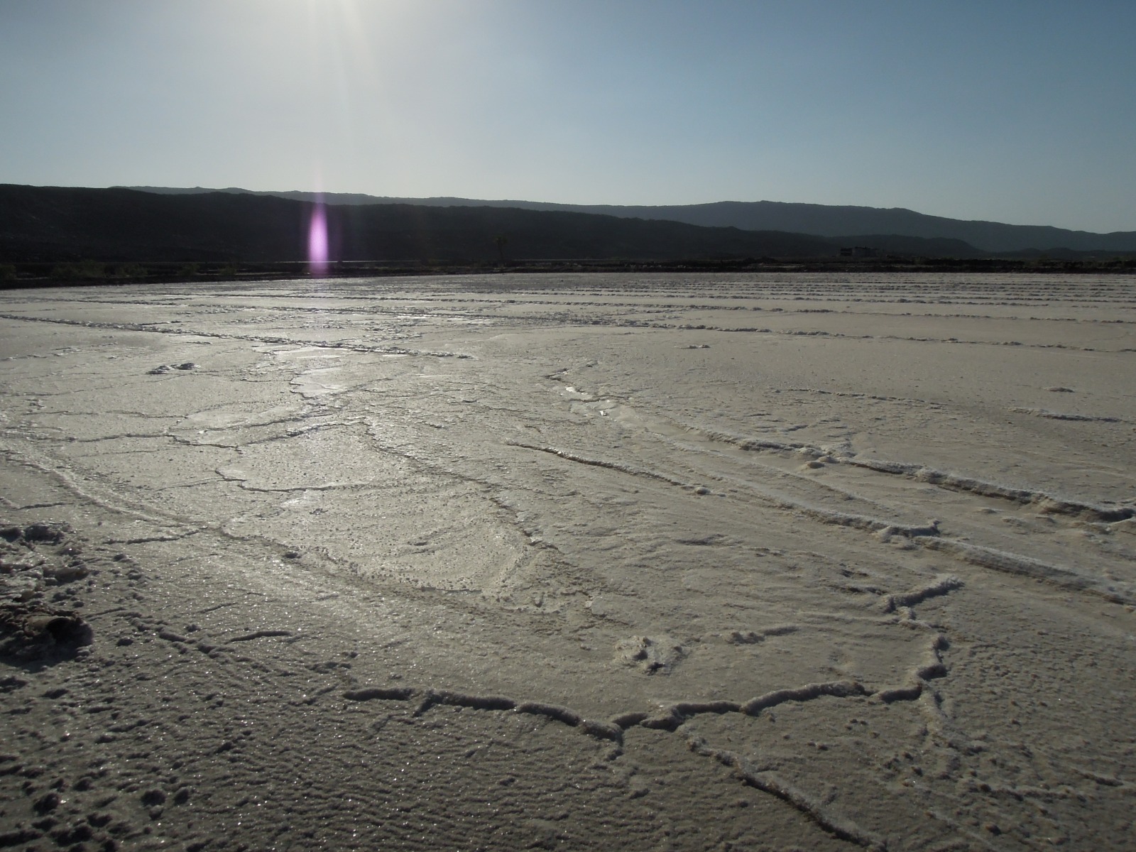 Afrera lake - Salt evaporation ponds