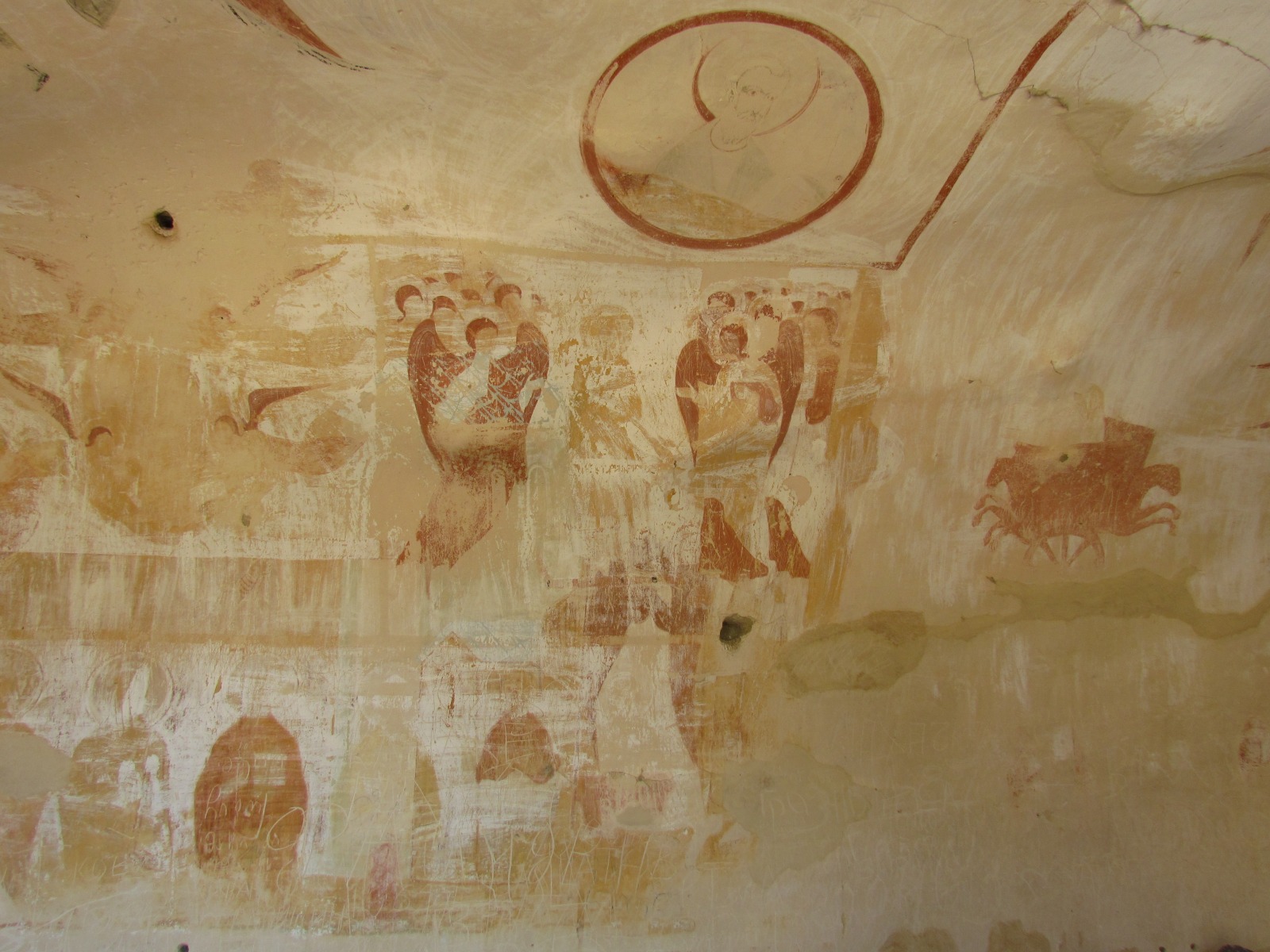Udabno monastery - Troglodyte church - Fresco