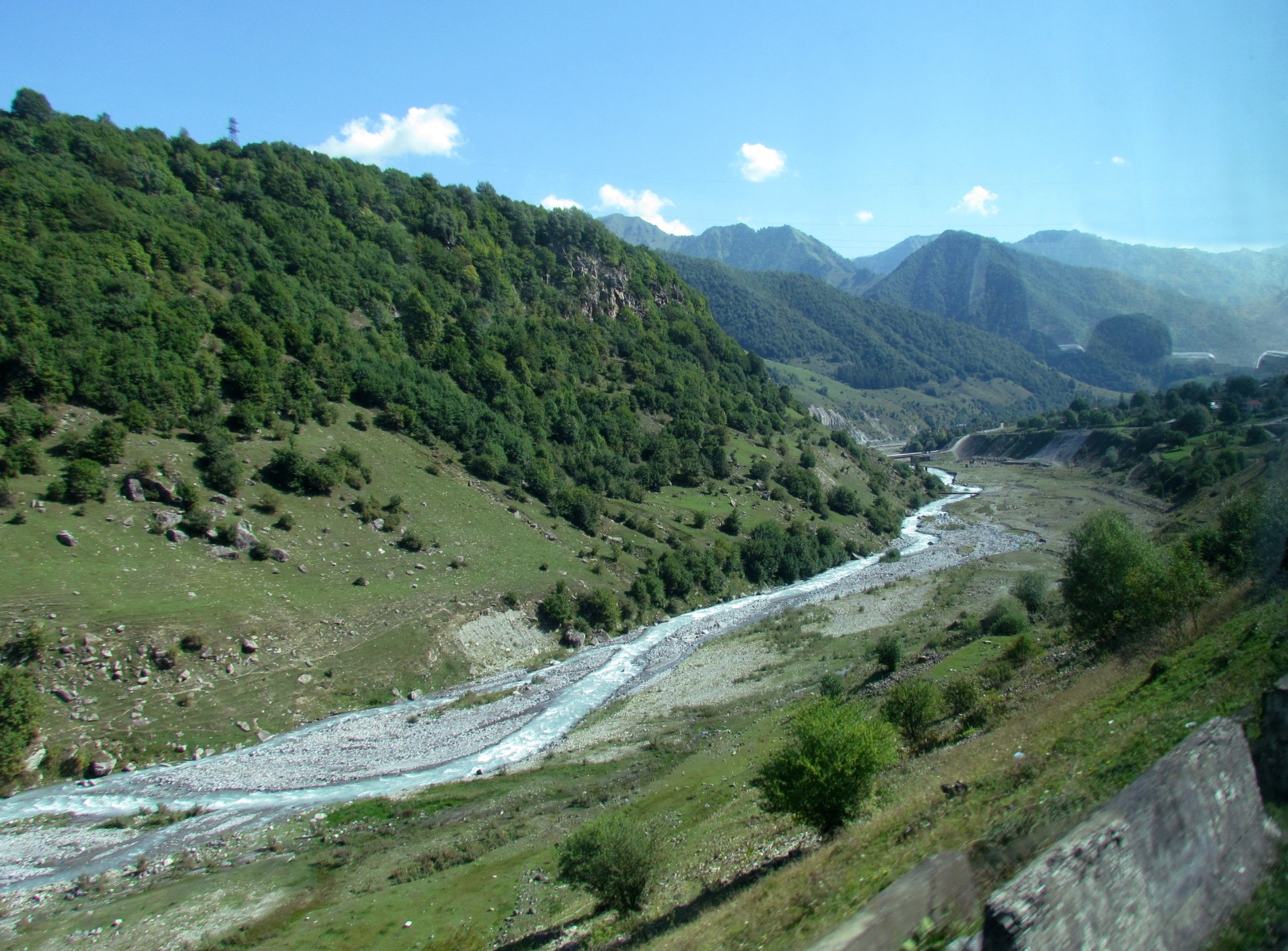 Aragvi river canyon