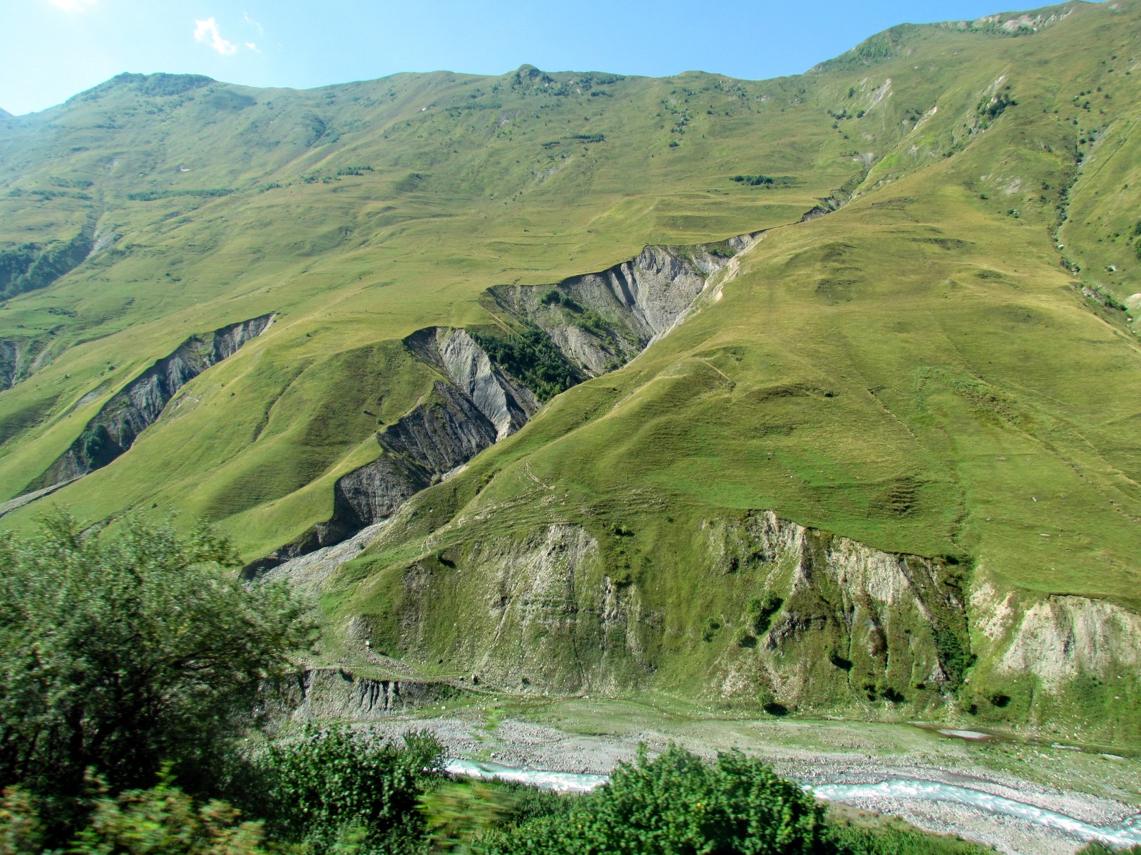 Aragvi river canyon