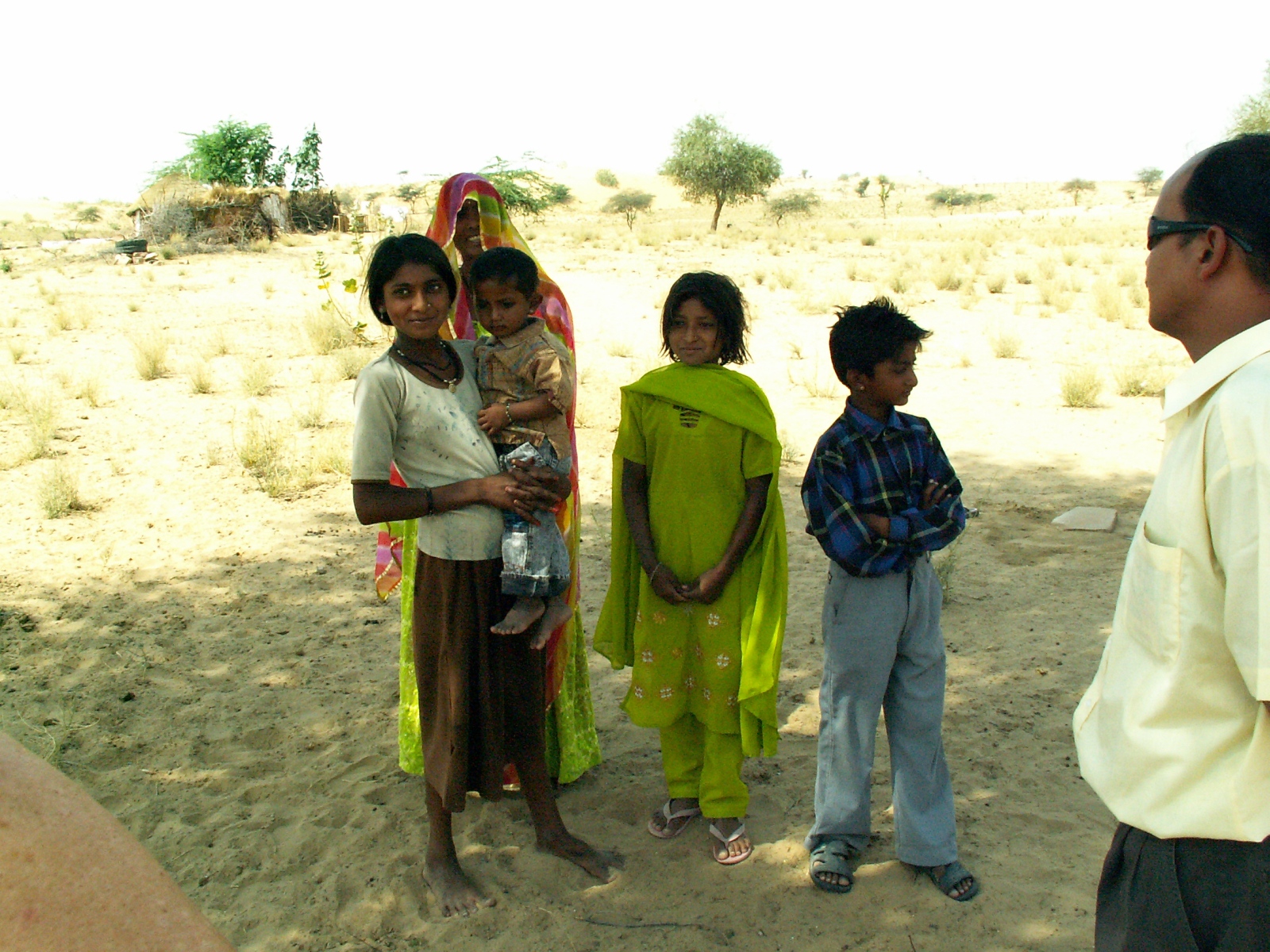 Near Jaisalmer - Local village people