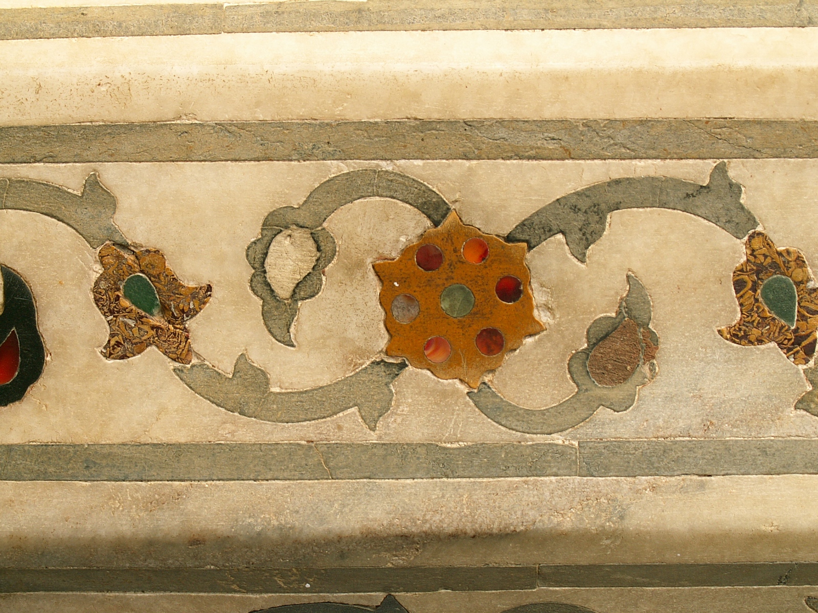 Agra - Fort - Precious stone inlay