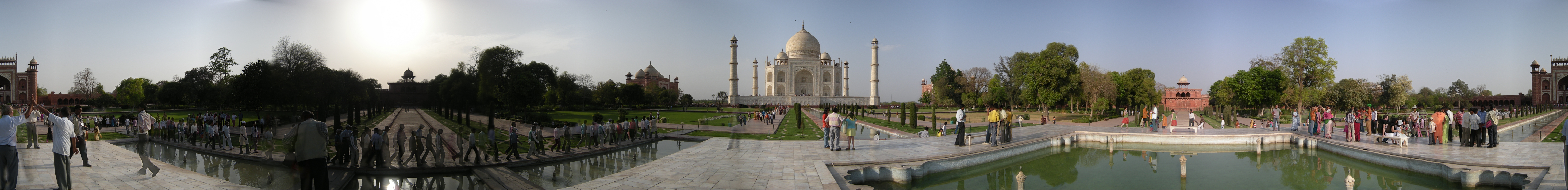 Agra - Taj Mahal - Panorama