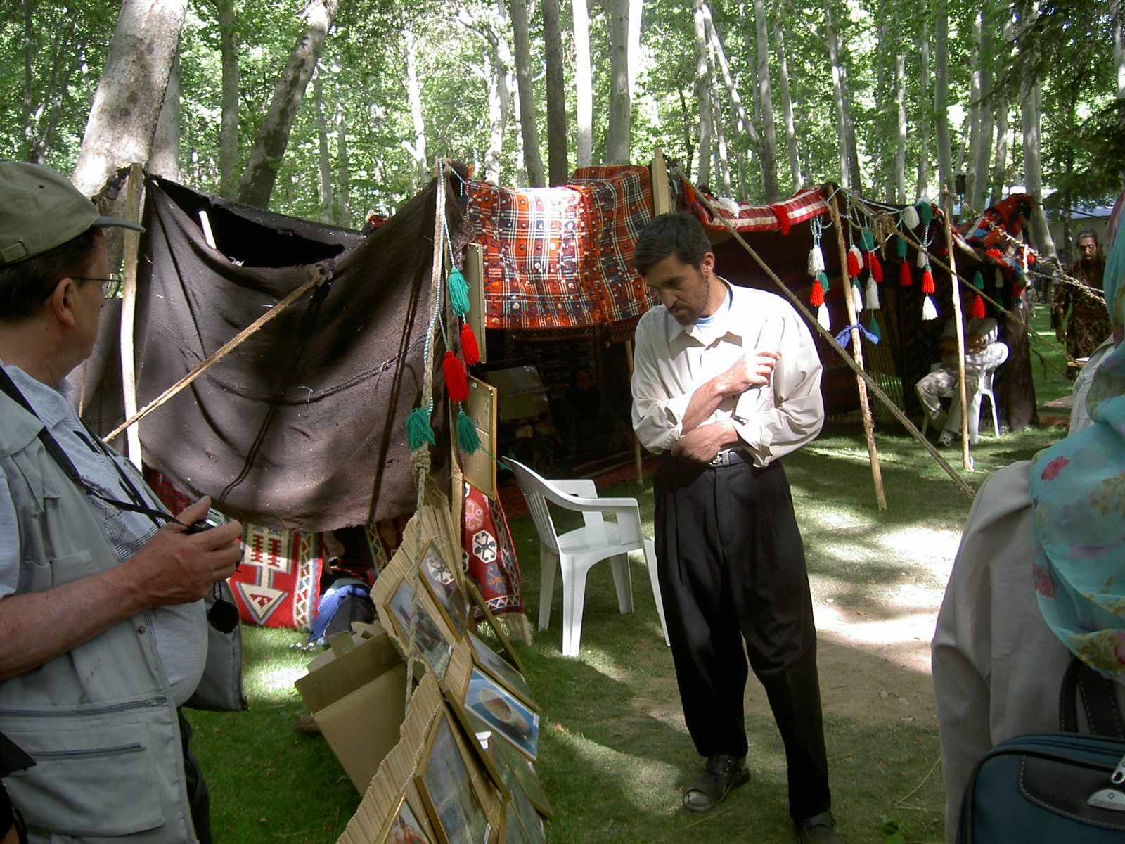 Tehran - Pahlavi park - Exhibition - Nomad tents