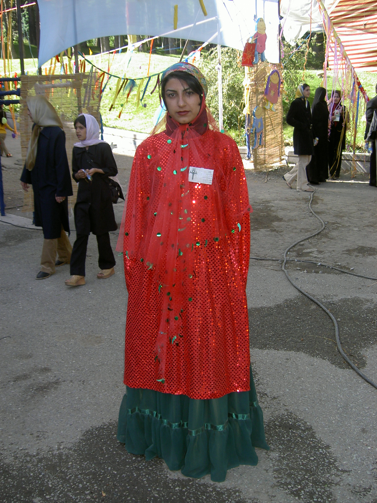Tehran - Pahlavi park - Exhibition - Nomad clothing