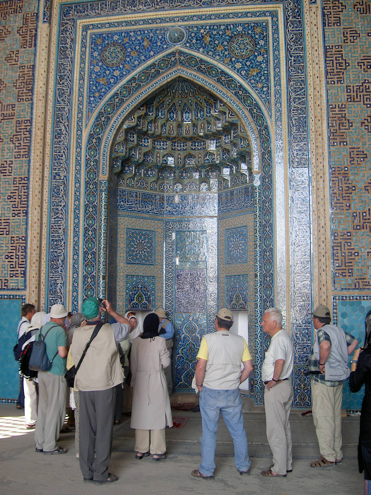 Yazd - Mithrab inside Friday mosque