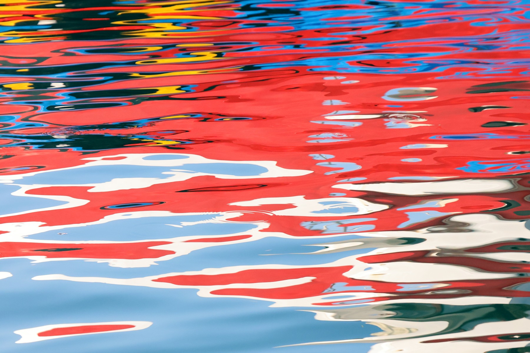 Nydri - Ship's reflection in the water