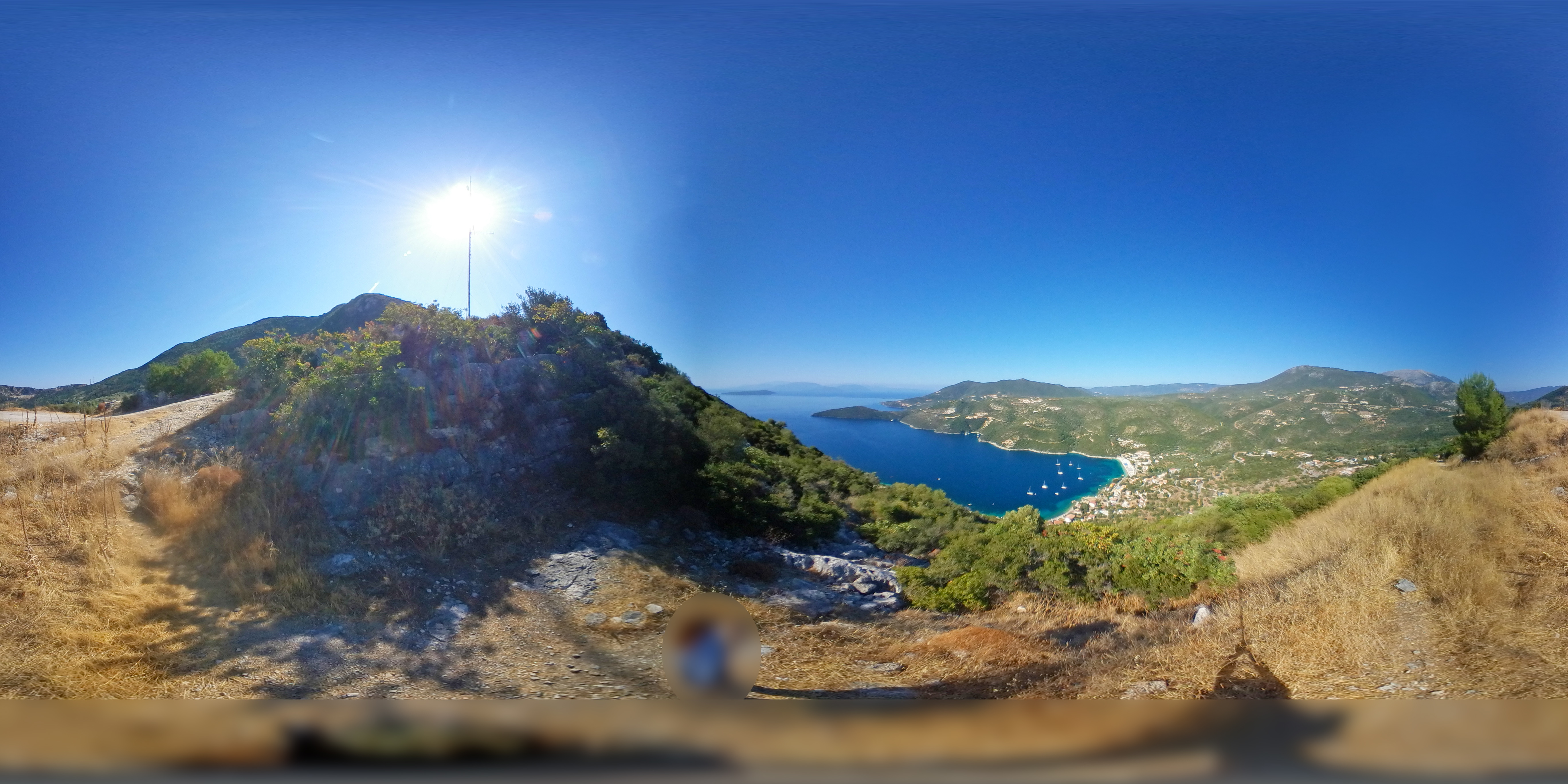 Poros village - 360 panorama