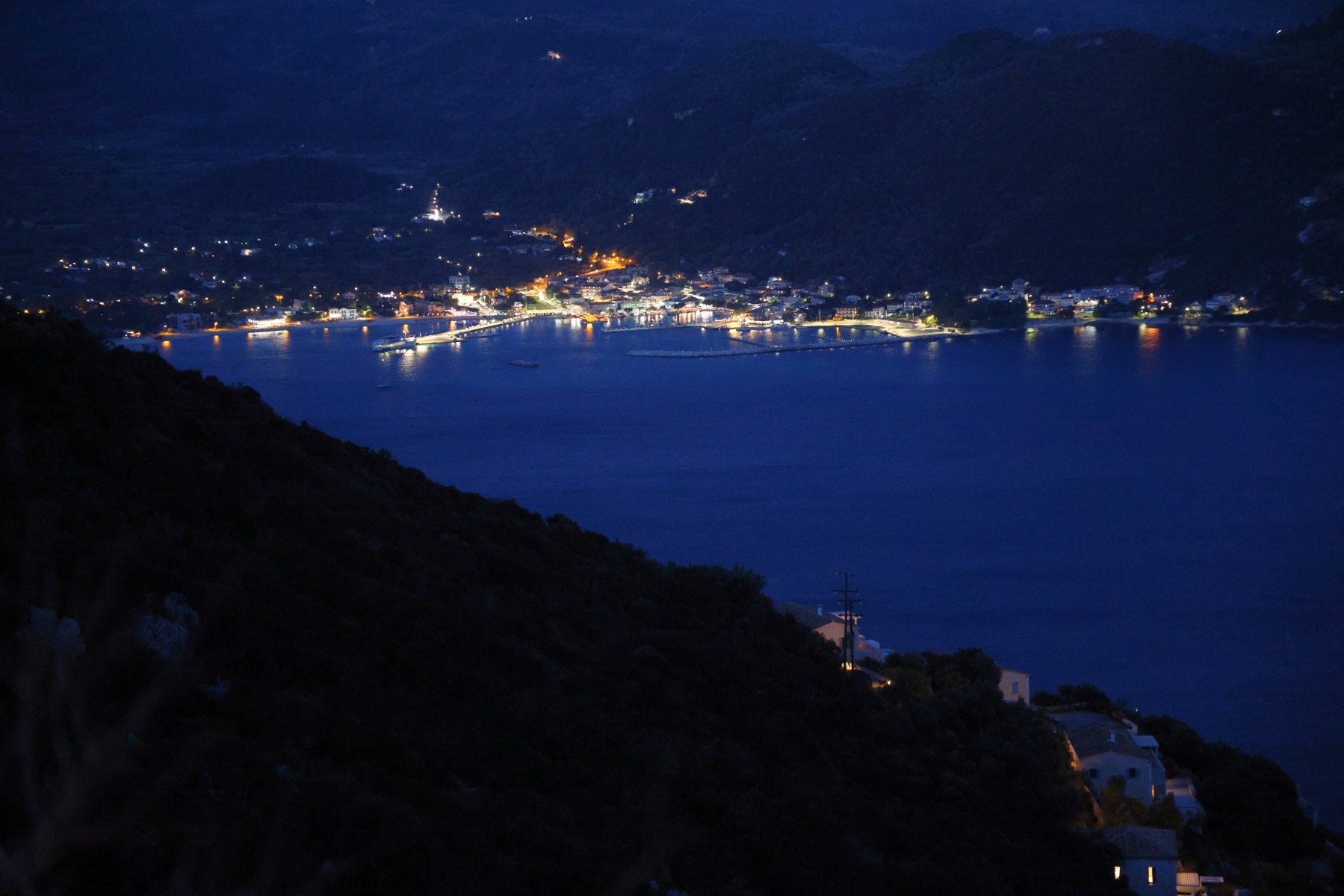 Vasiliki at night