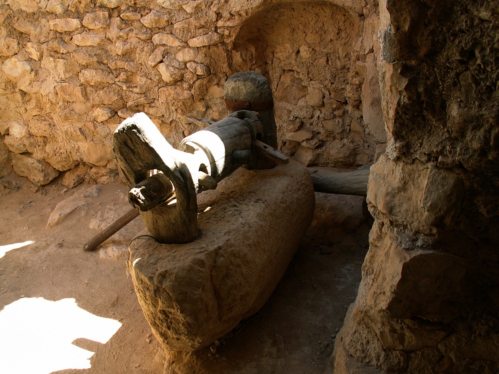 Nalut - Old town - Olive oil press