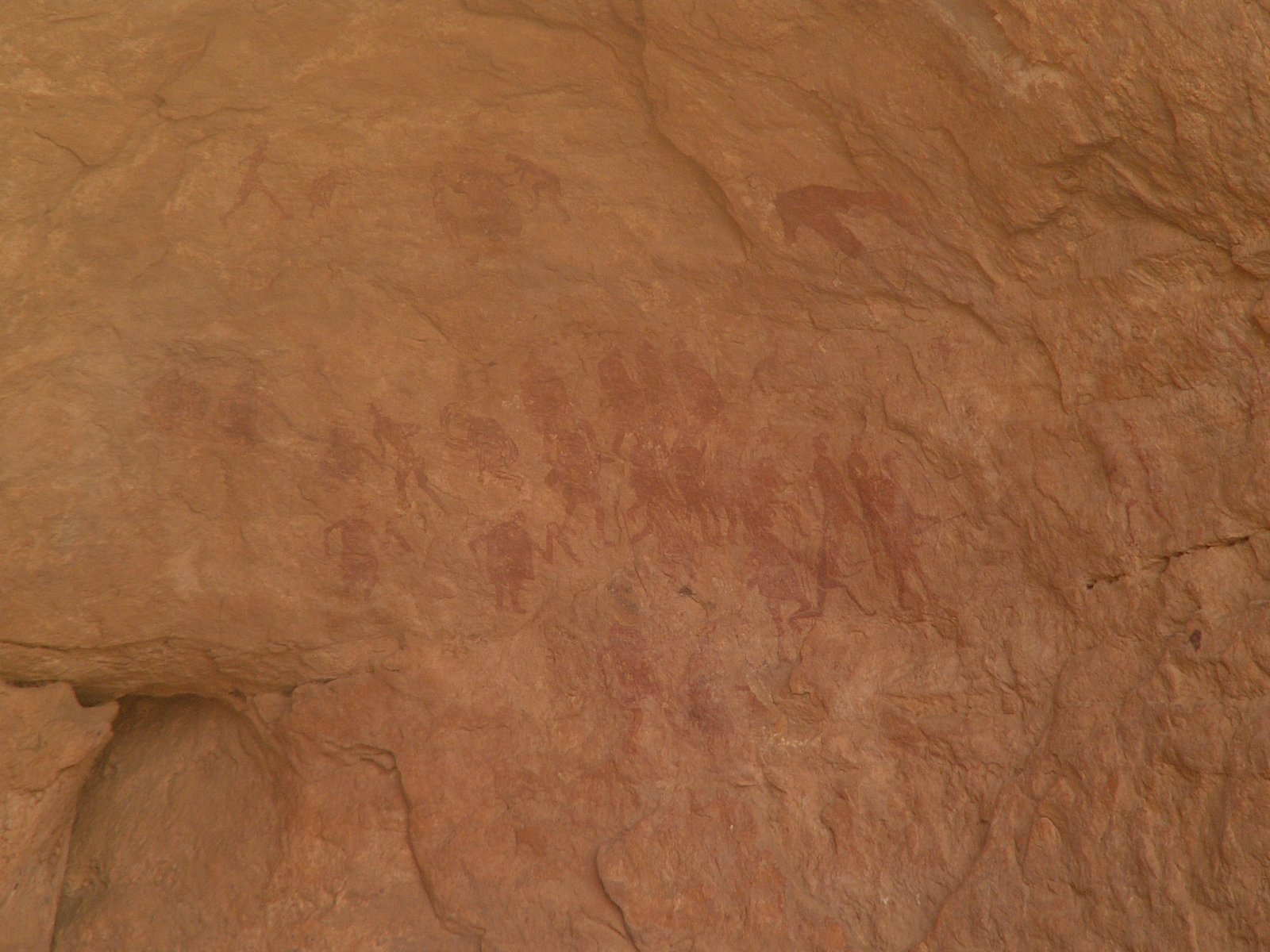 Jebel Acacus - Painting of wedding scenes