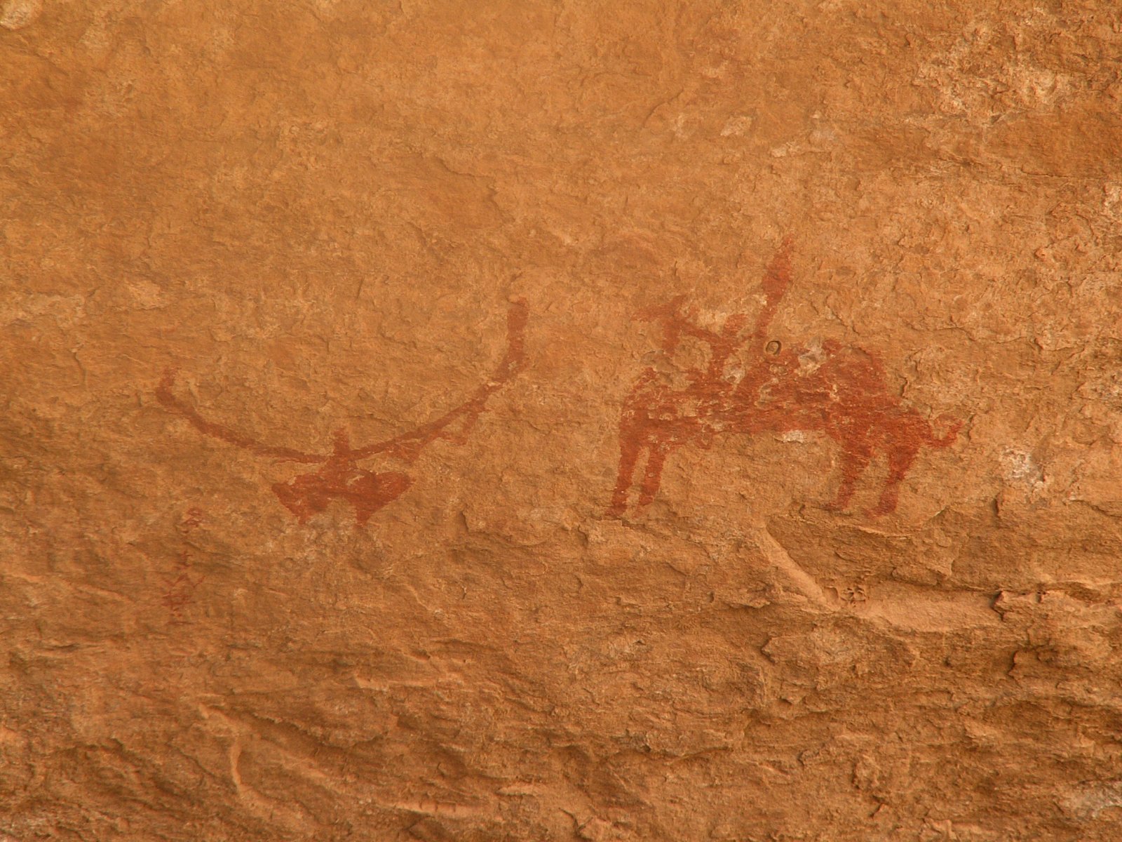 Jebel Acacus - Painting of wedding scenes