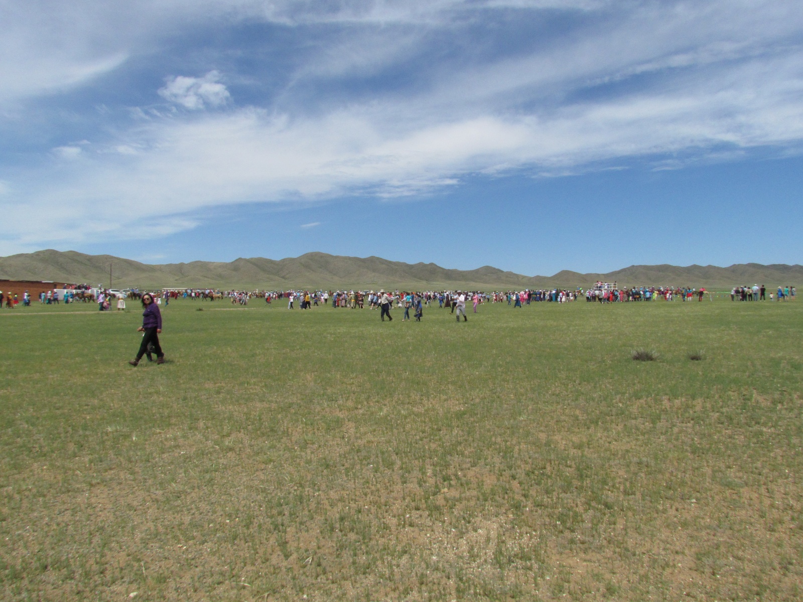 Near Erdenesant - Naadam festival