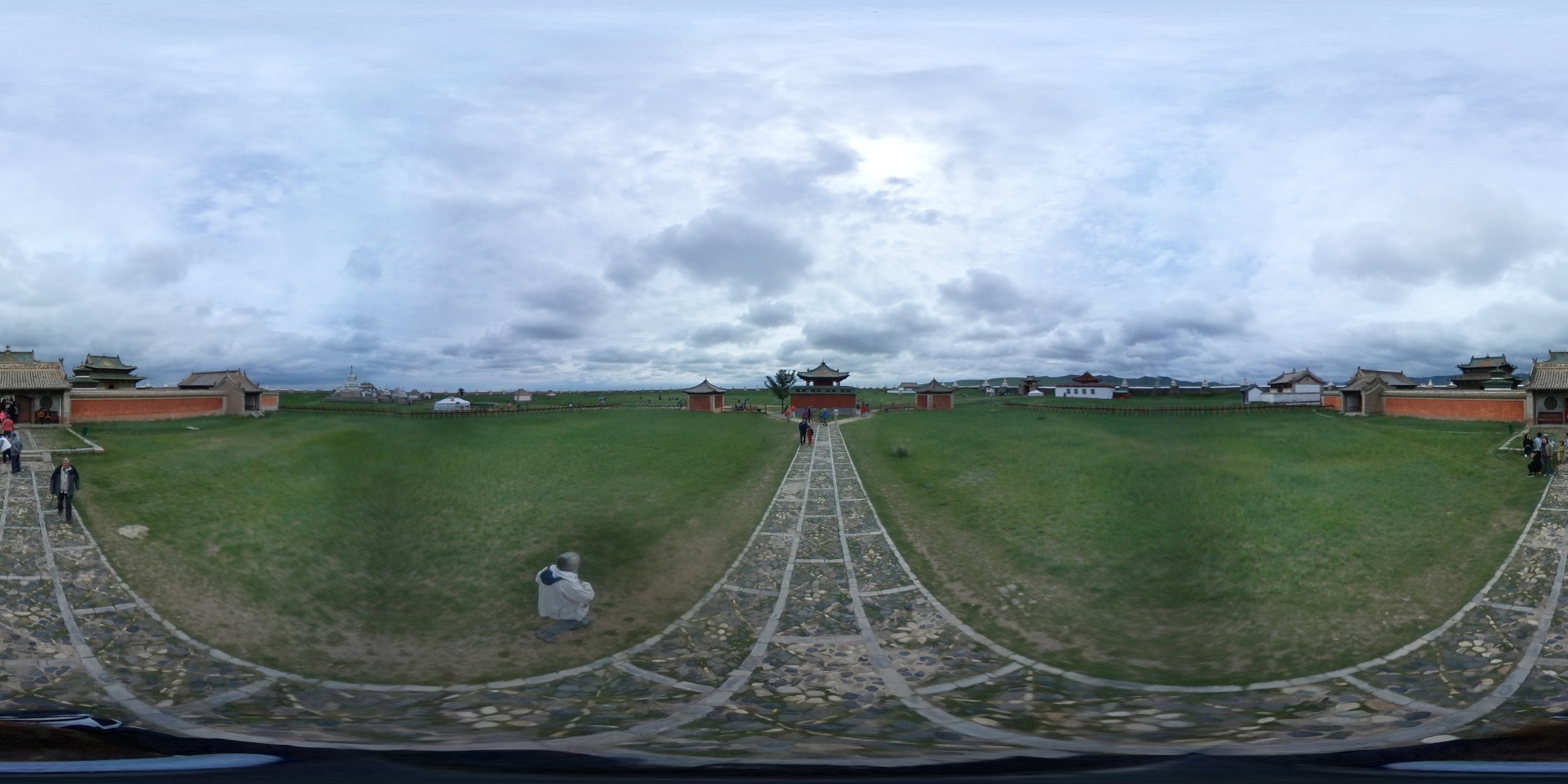 Kharkhorin - Erdene Zuu monastery - 360 panorama