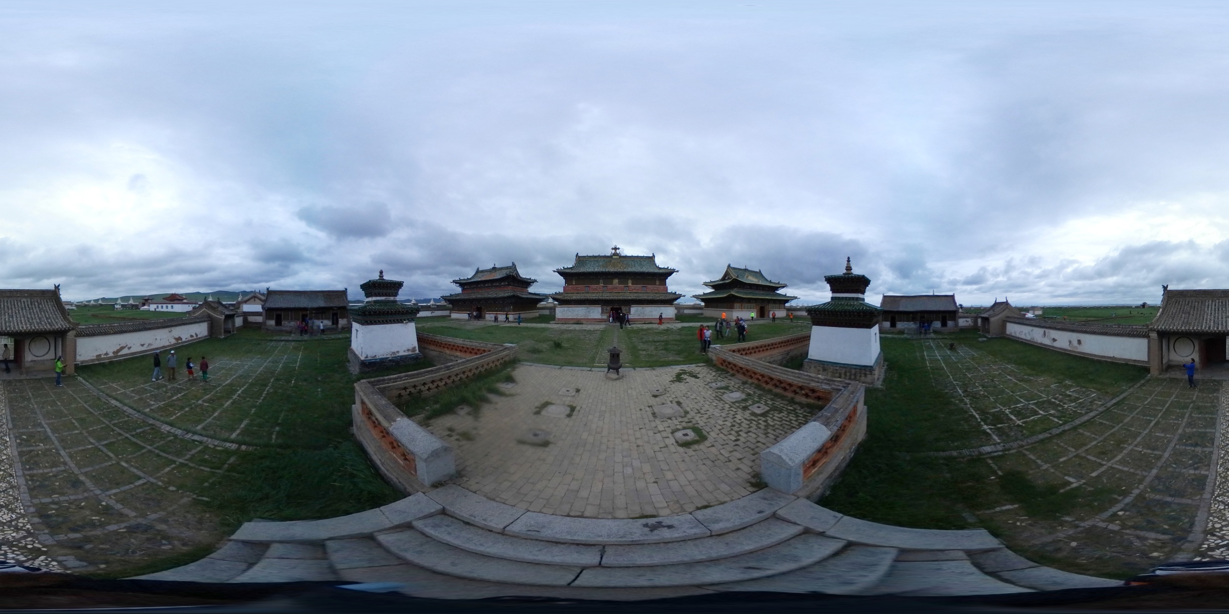 Kharkhorin - Erdene Zuu monastery - 360 panorama