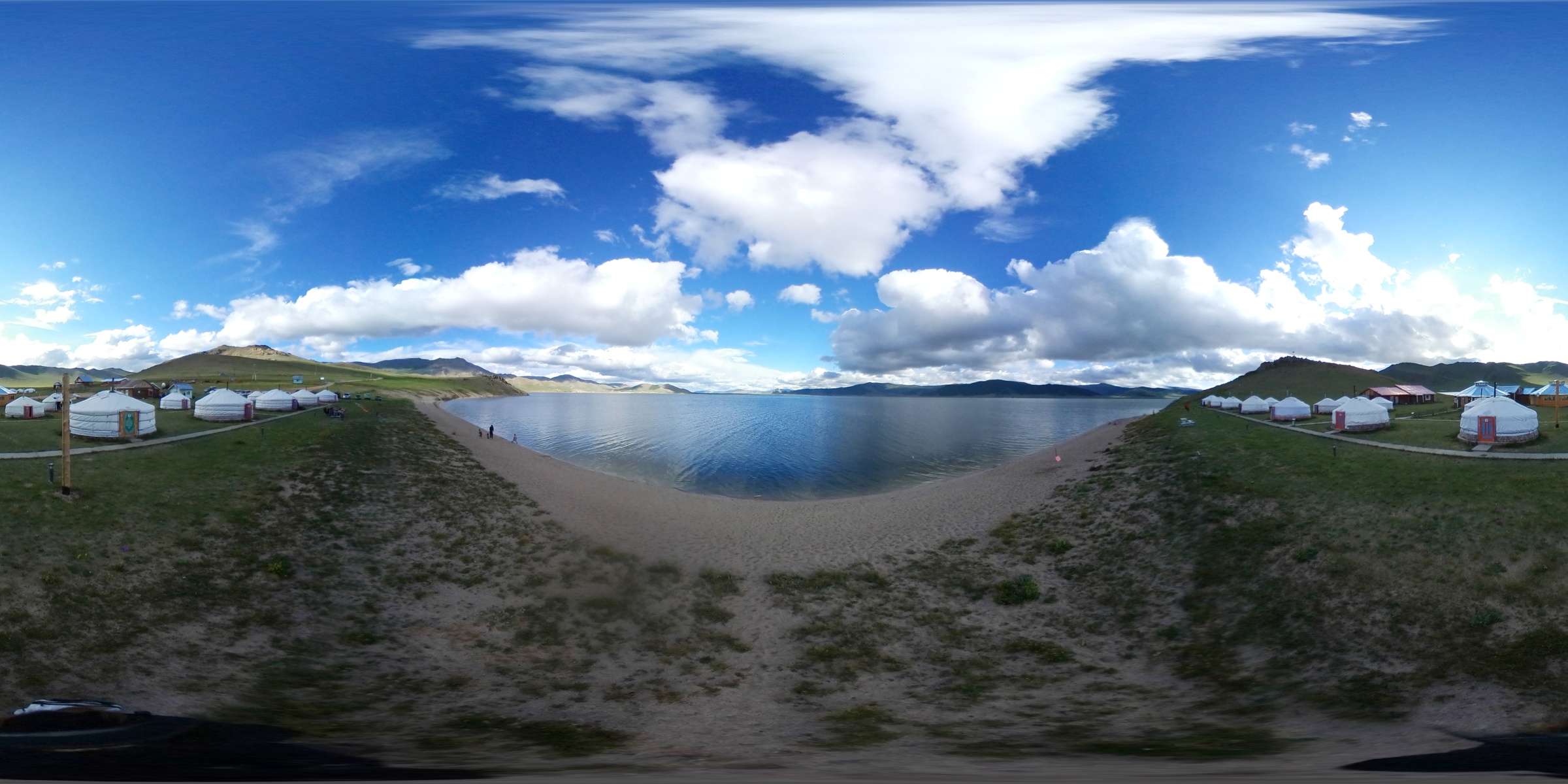 Terkhiin Tsagaan Lake - Maikhan Tolgoi ger camp - 360 panorama
