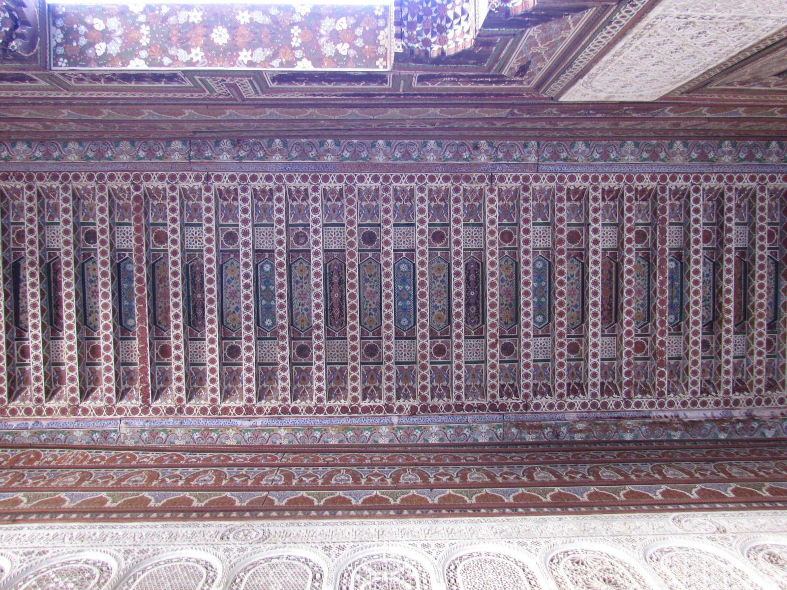 Marrakesh - Bahia palace - Ceiling