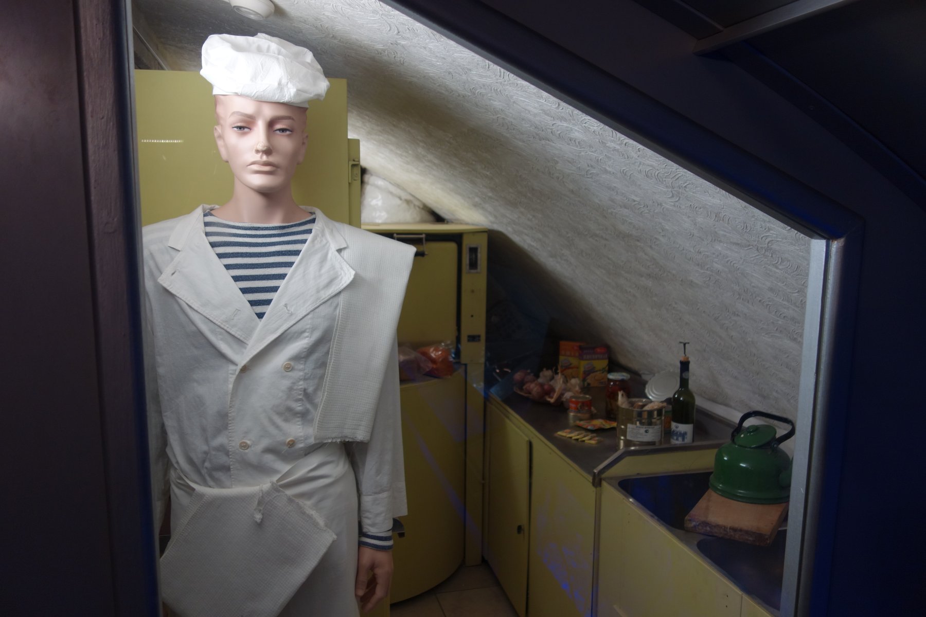 Tushino reservoir - B-396 submarine - Kitchen