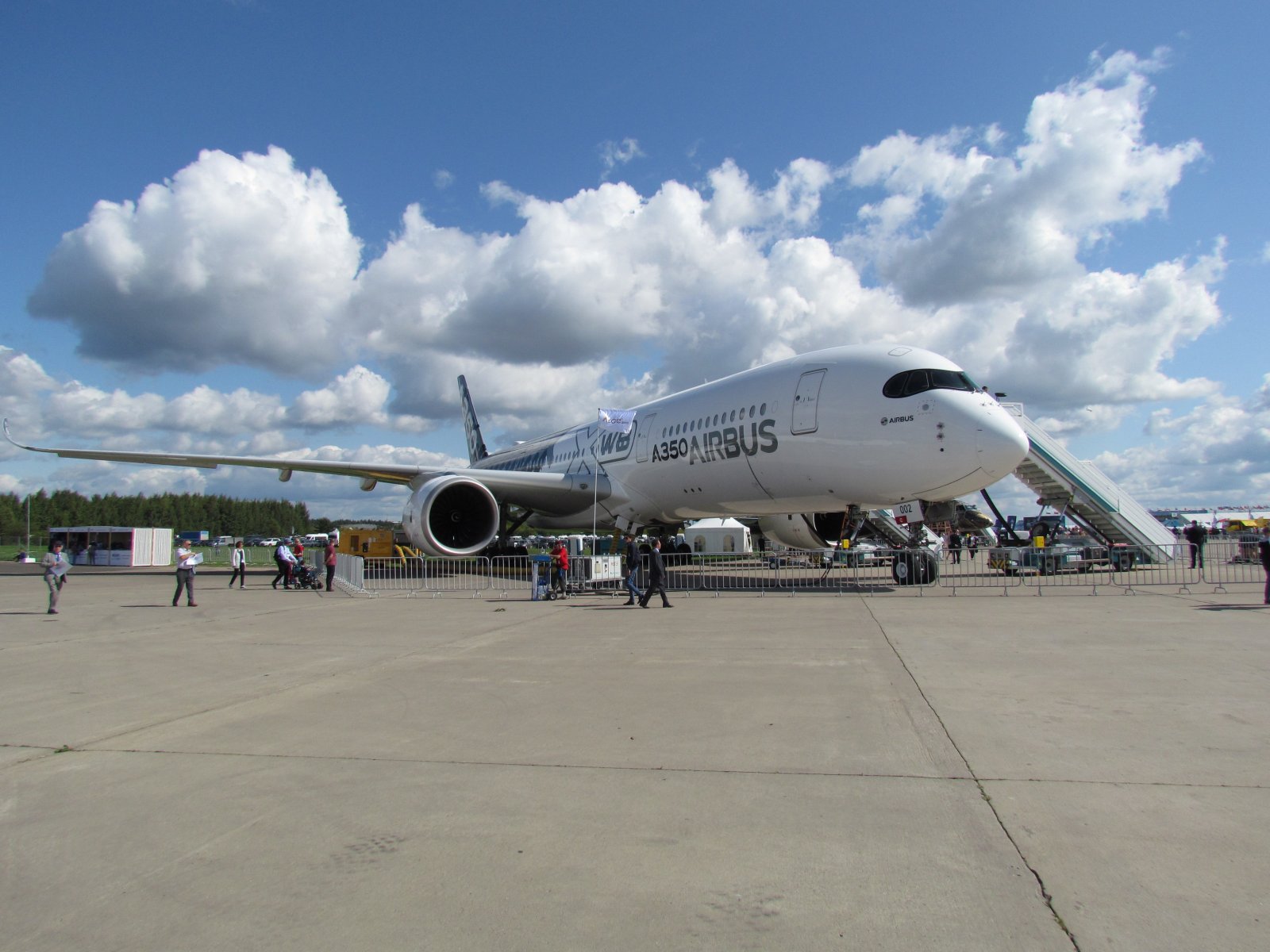 MAKS air show - Airbus A350