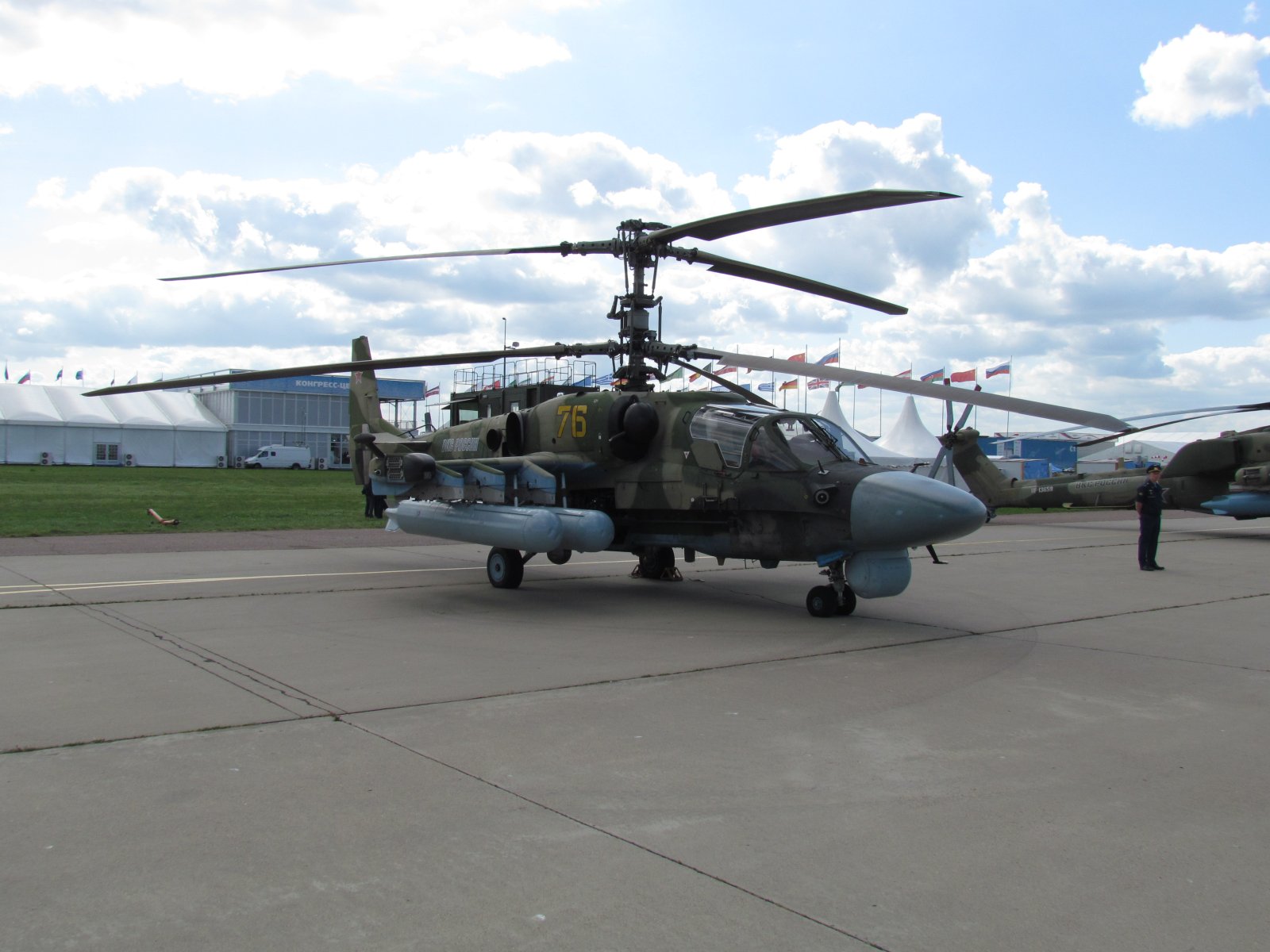 MAKS air show - Kamov Ka-52 Alligator
