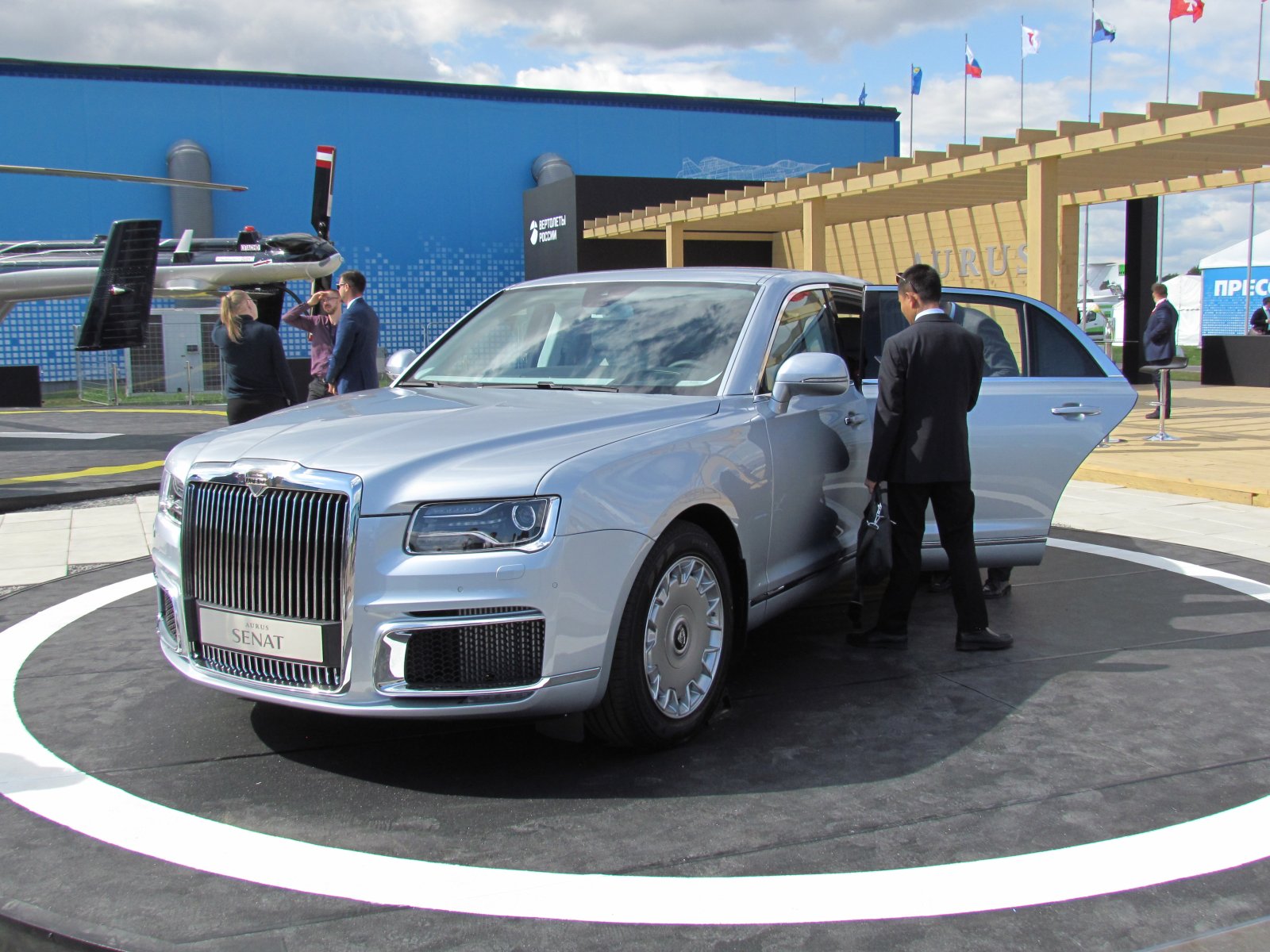 MAKS air show - Aurus Senat (Presidential state car of Russia)