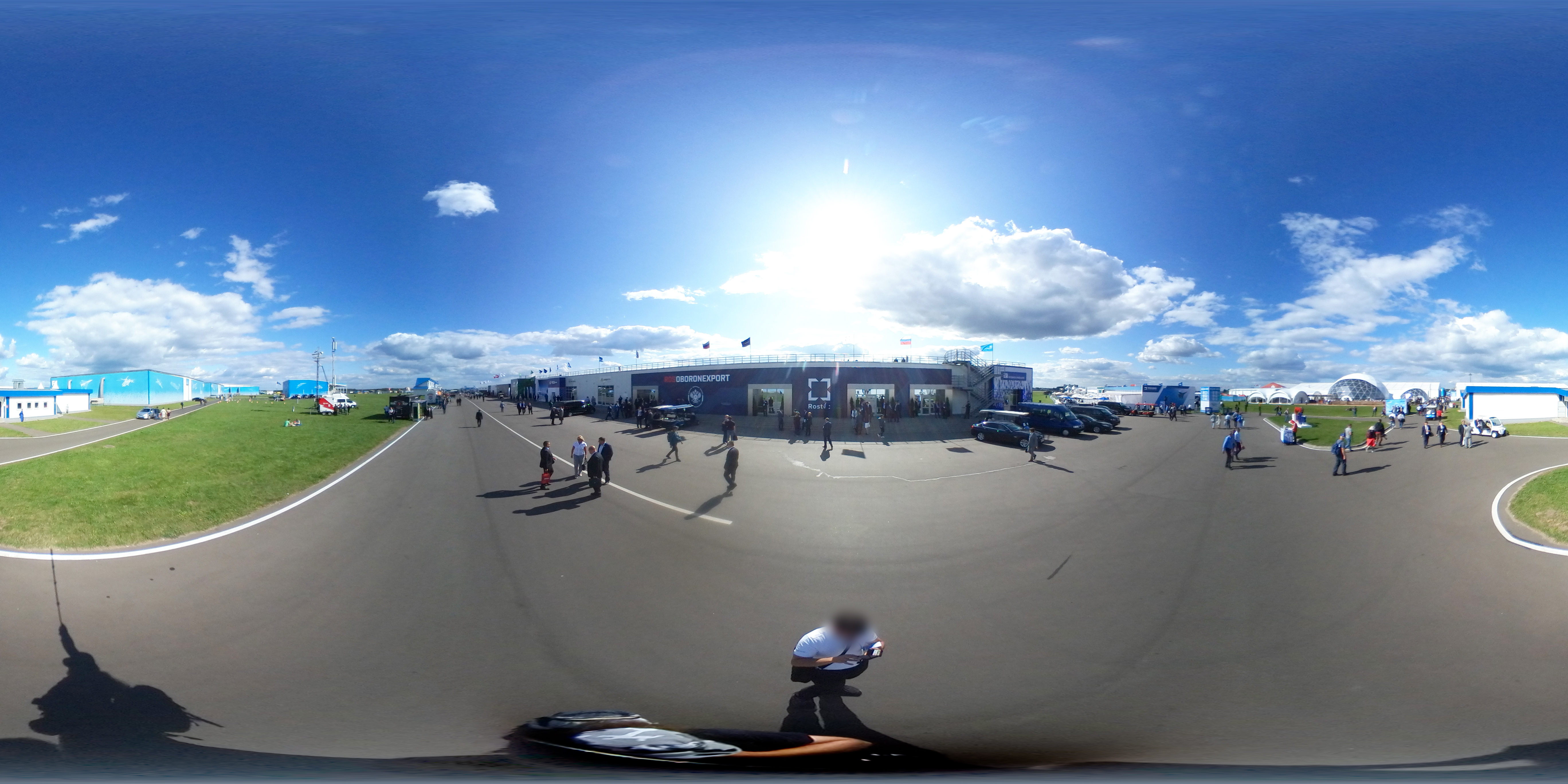 MAKS air show - 360° panorama