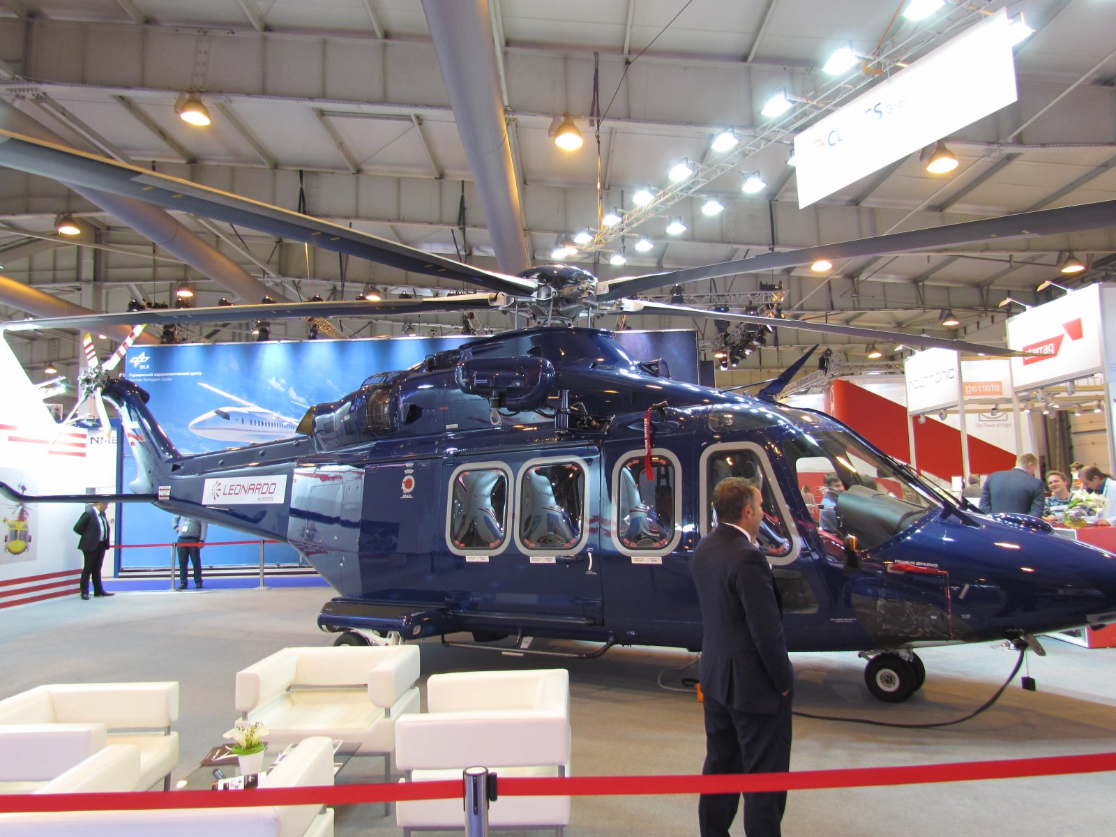MAKS air show - Leonardo helicopter AW139