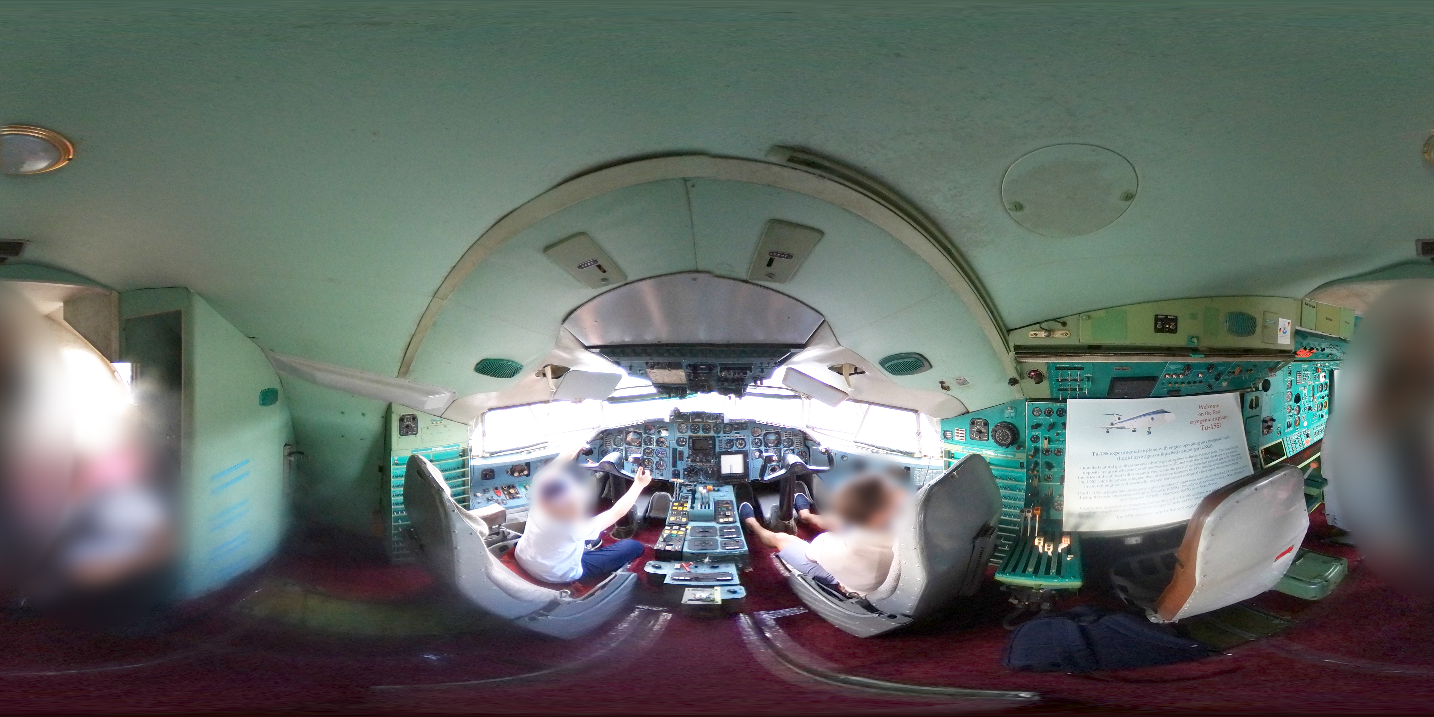 MAKS air show - Tupolev Tu-144 - 360° panorama