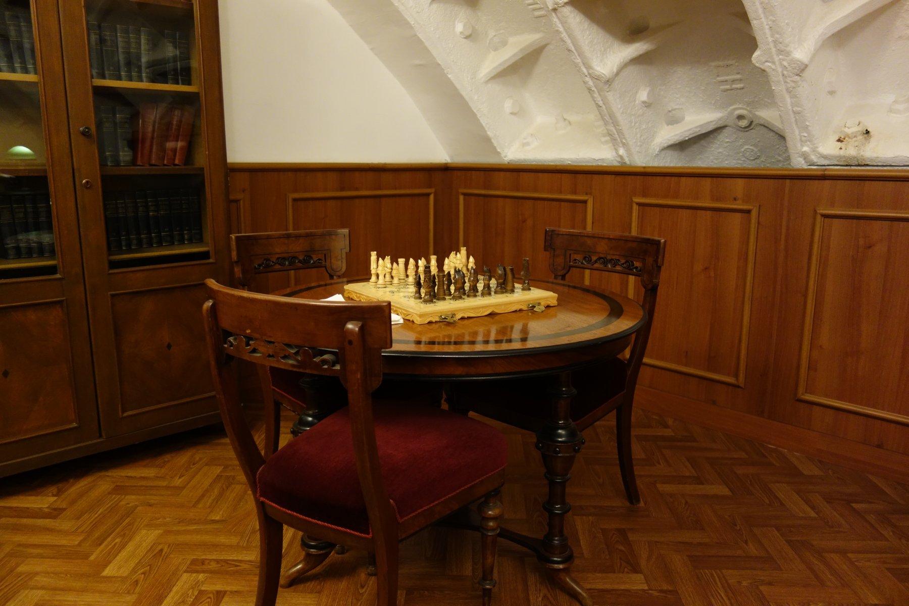 Bunker-42 Cold War Museum - Stalin's office - Chess