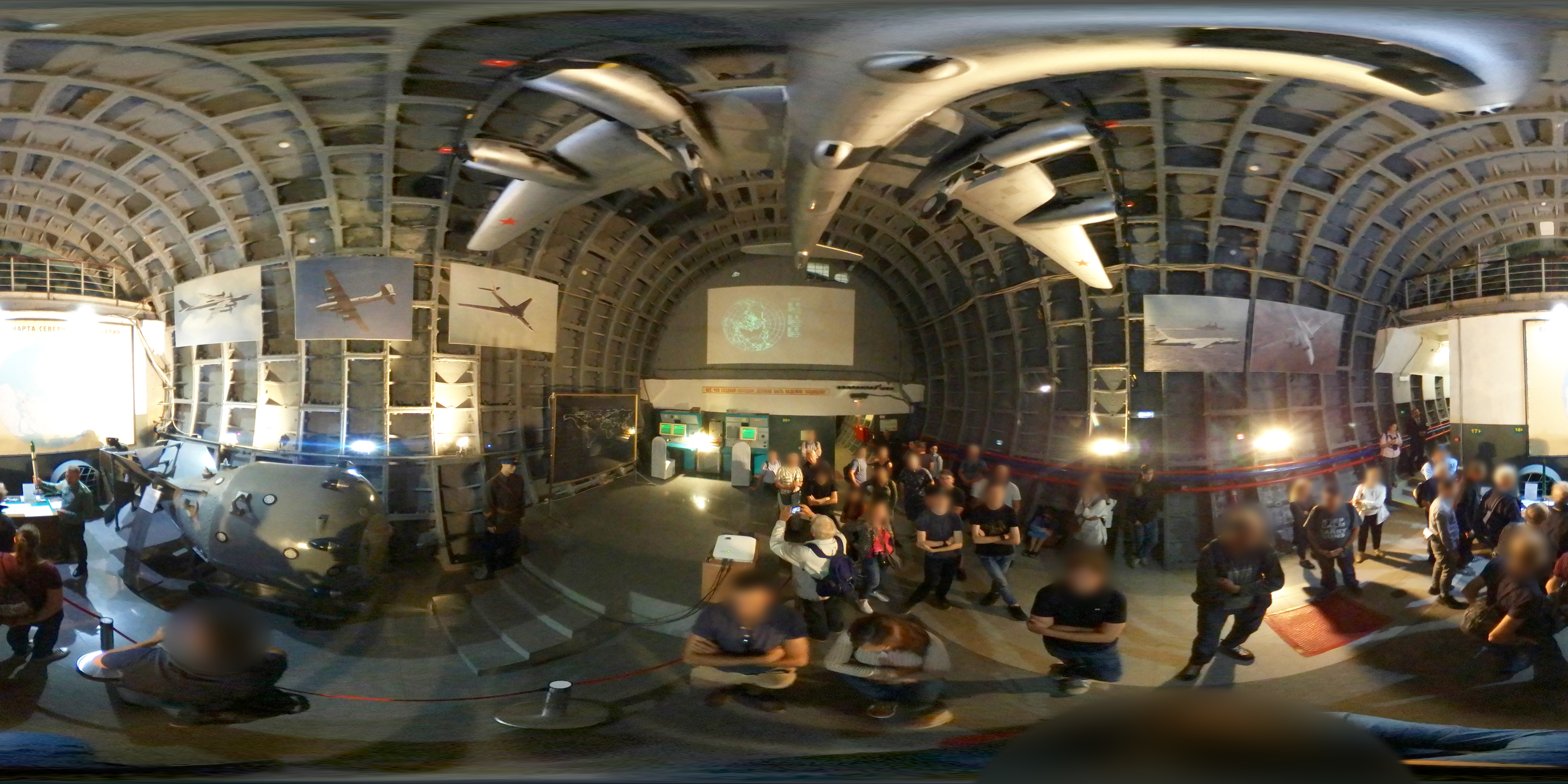 Bunker-42 Cold War Museum - Missile launch room - 360° panorama