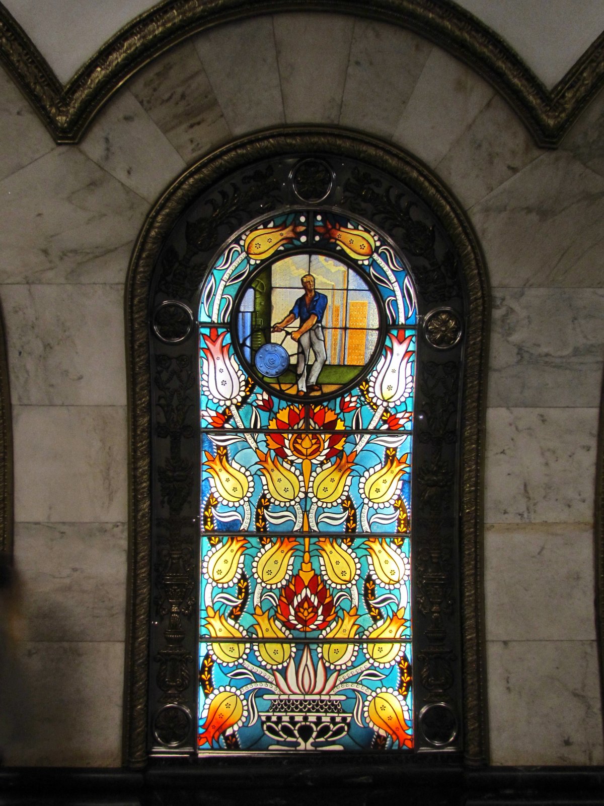 Moscow Metro - Novoslobodskaya station