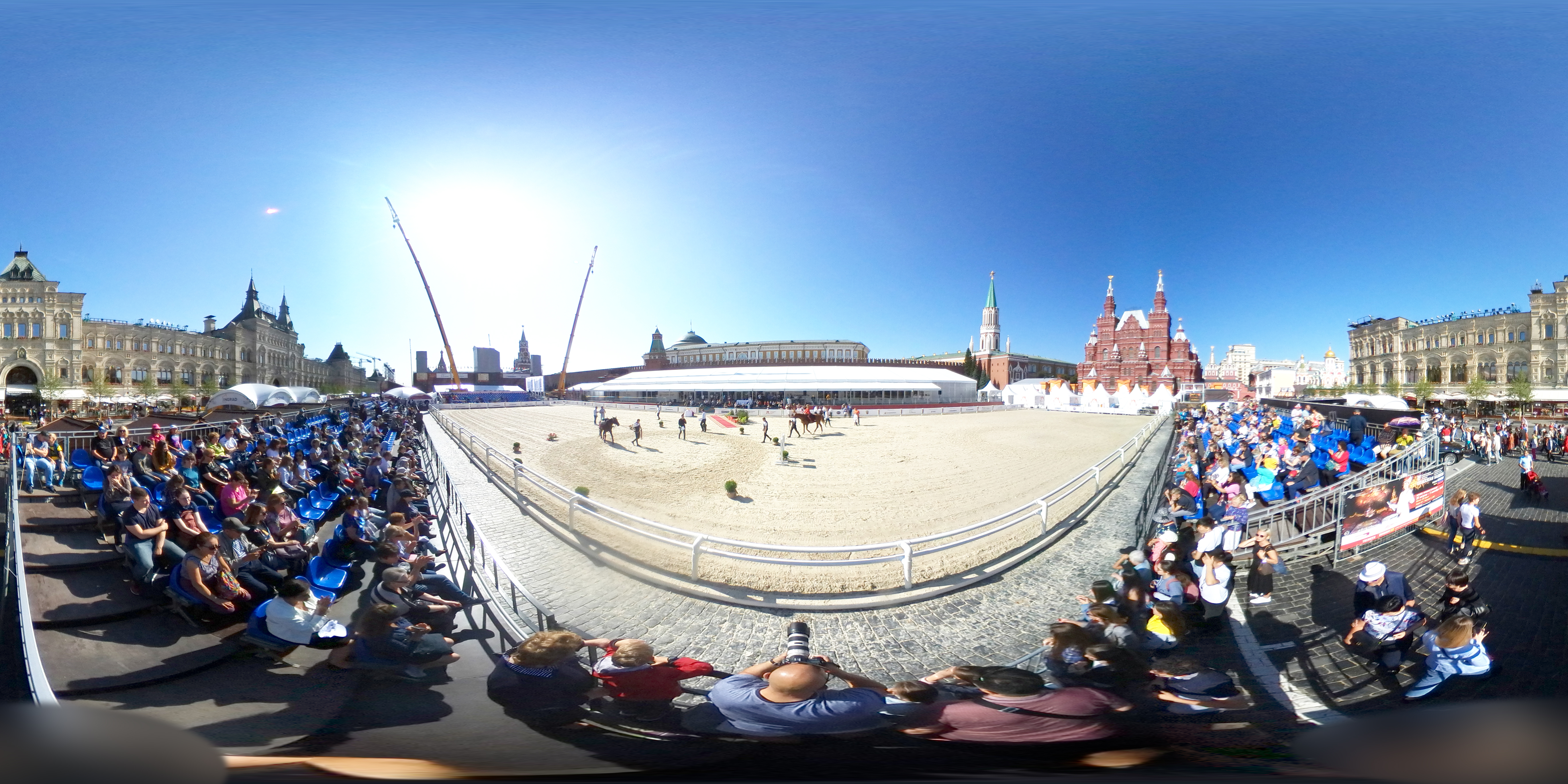 Red Square - Equestrian vaulting - 360° panorama