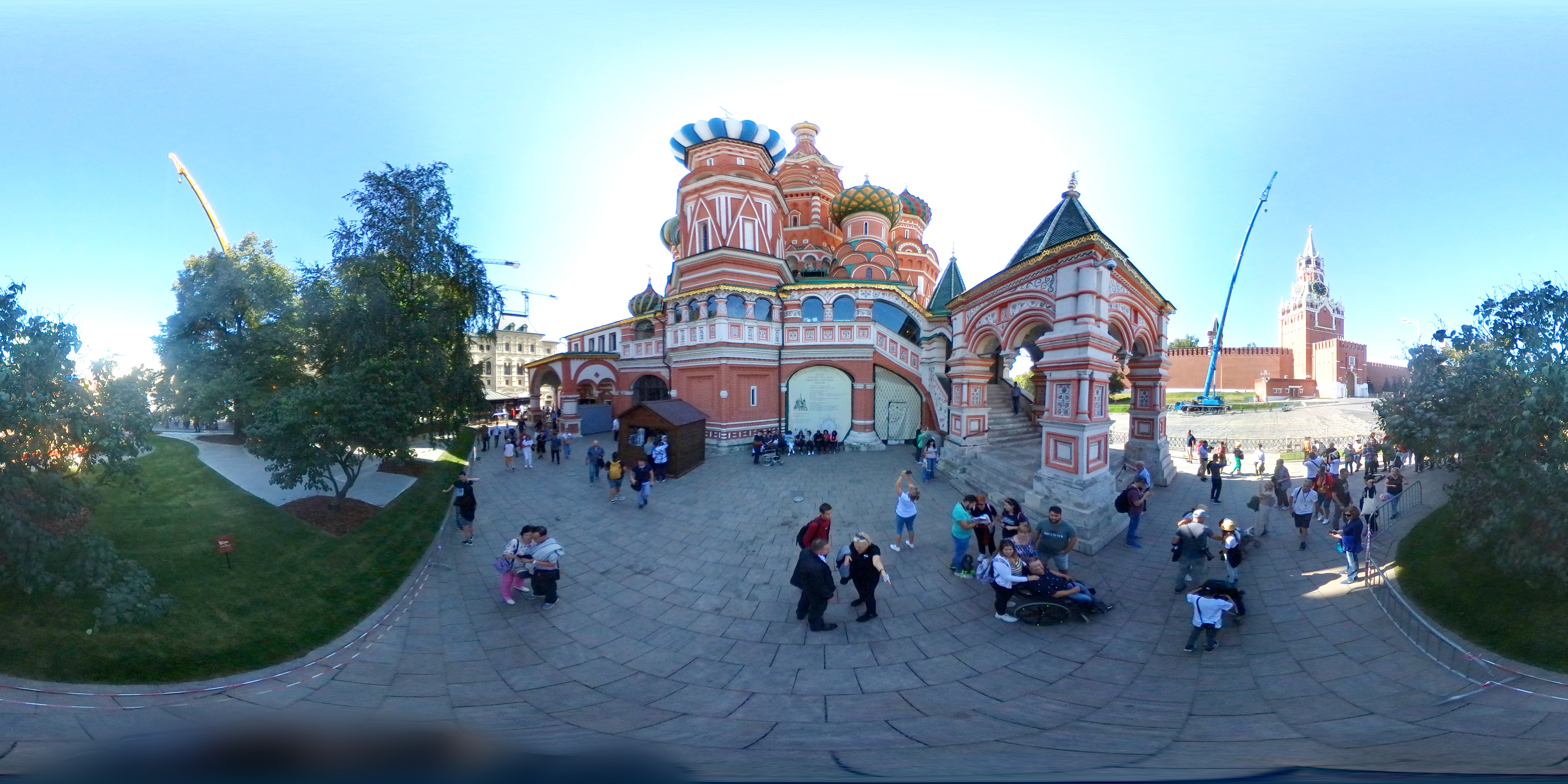 Saint Basil's Cathedral - North side - 360° panorama